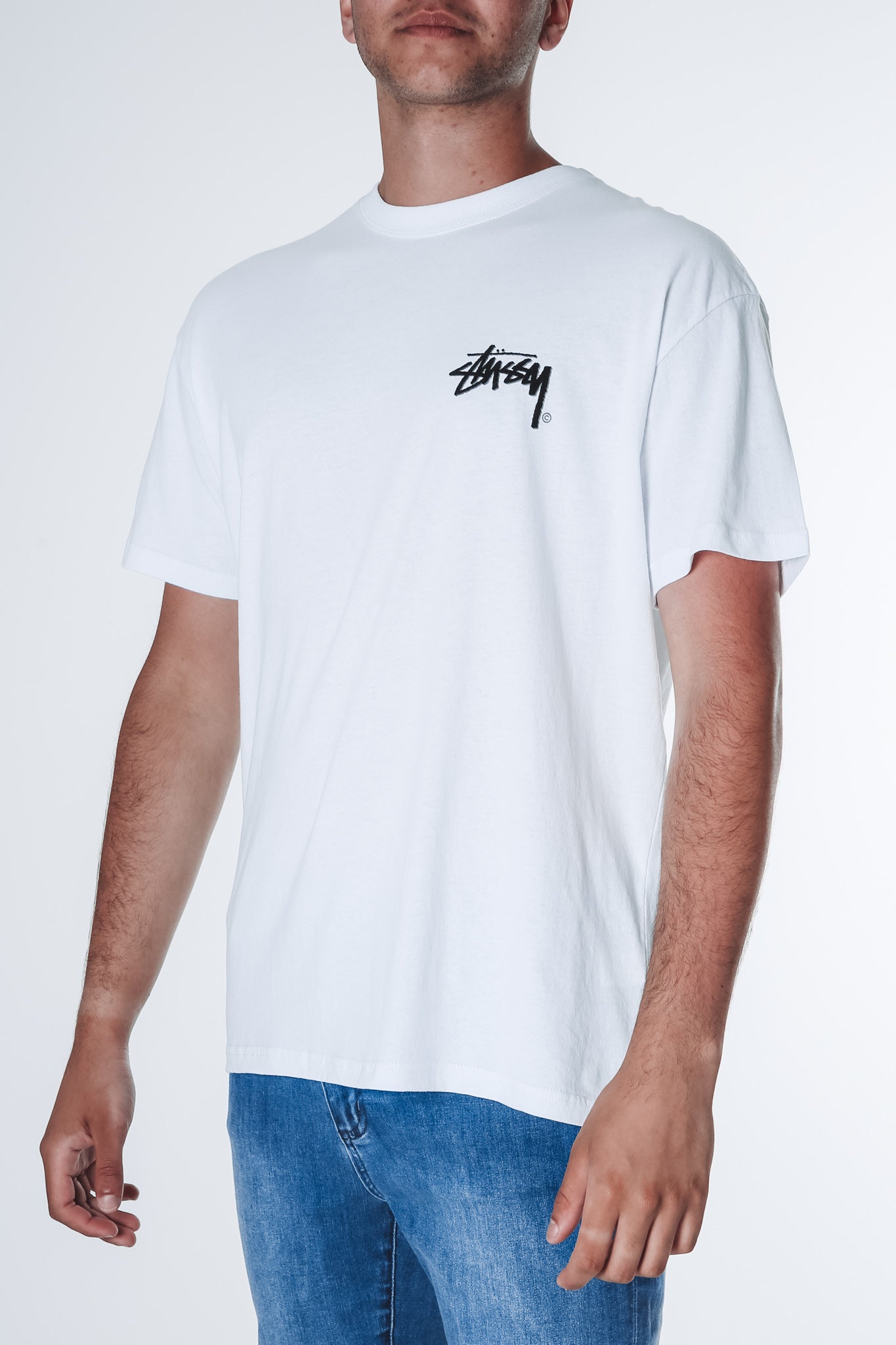 Shadow Stock Short Sleeve Tee White