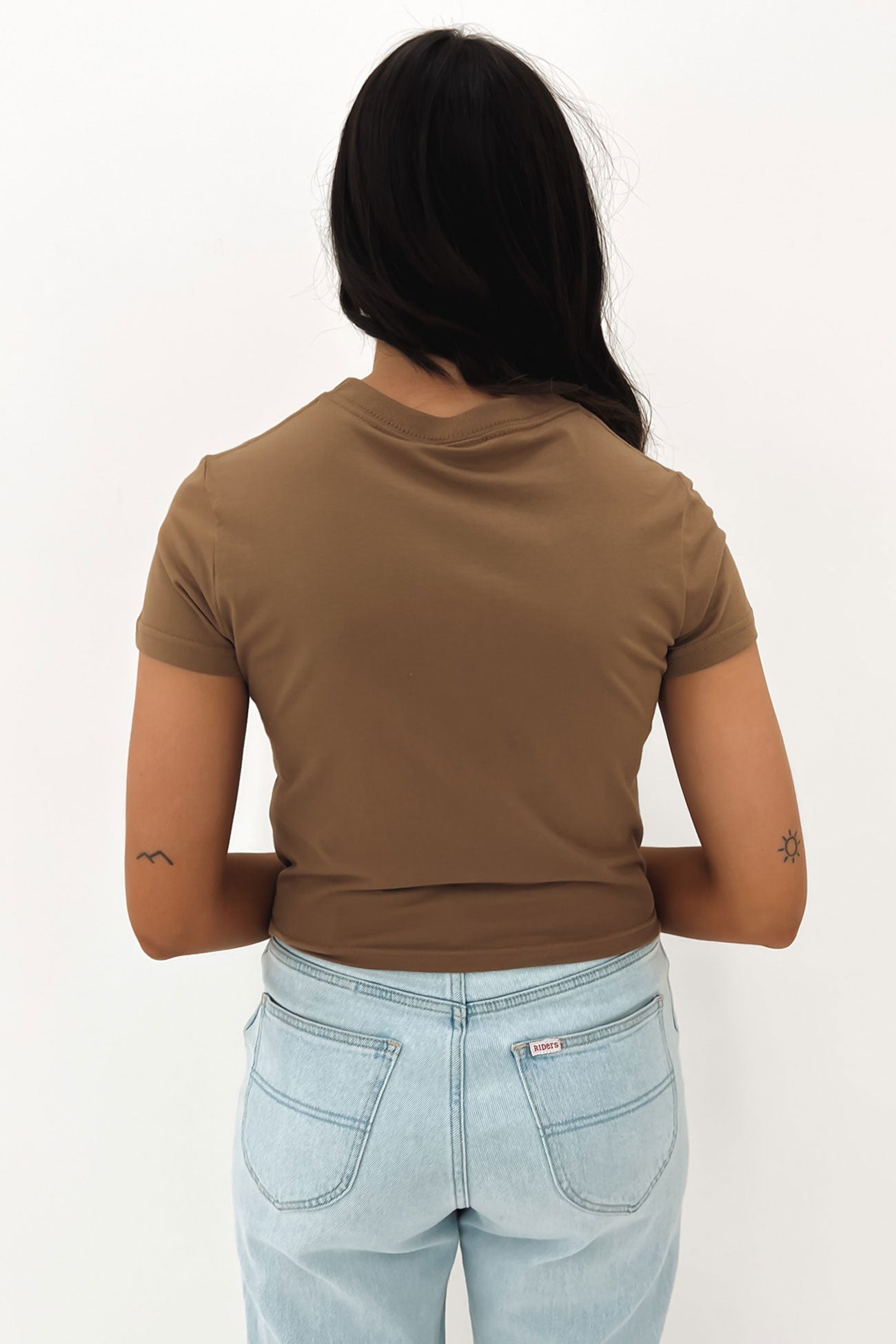 Shadow Stock Slim Tee Chocolate