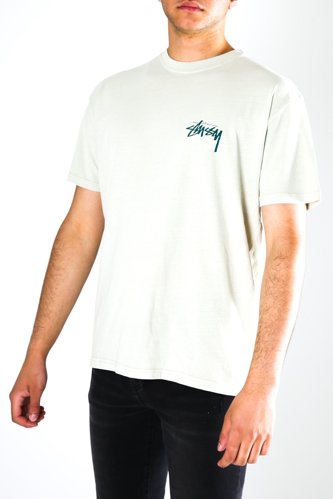 Shadow Stock Short Sleeve Tee Pigment White Sand