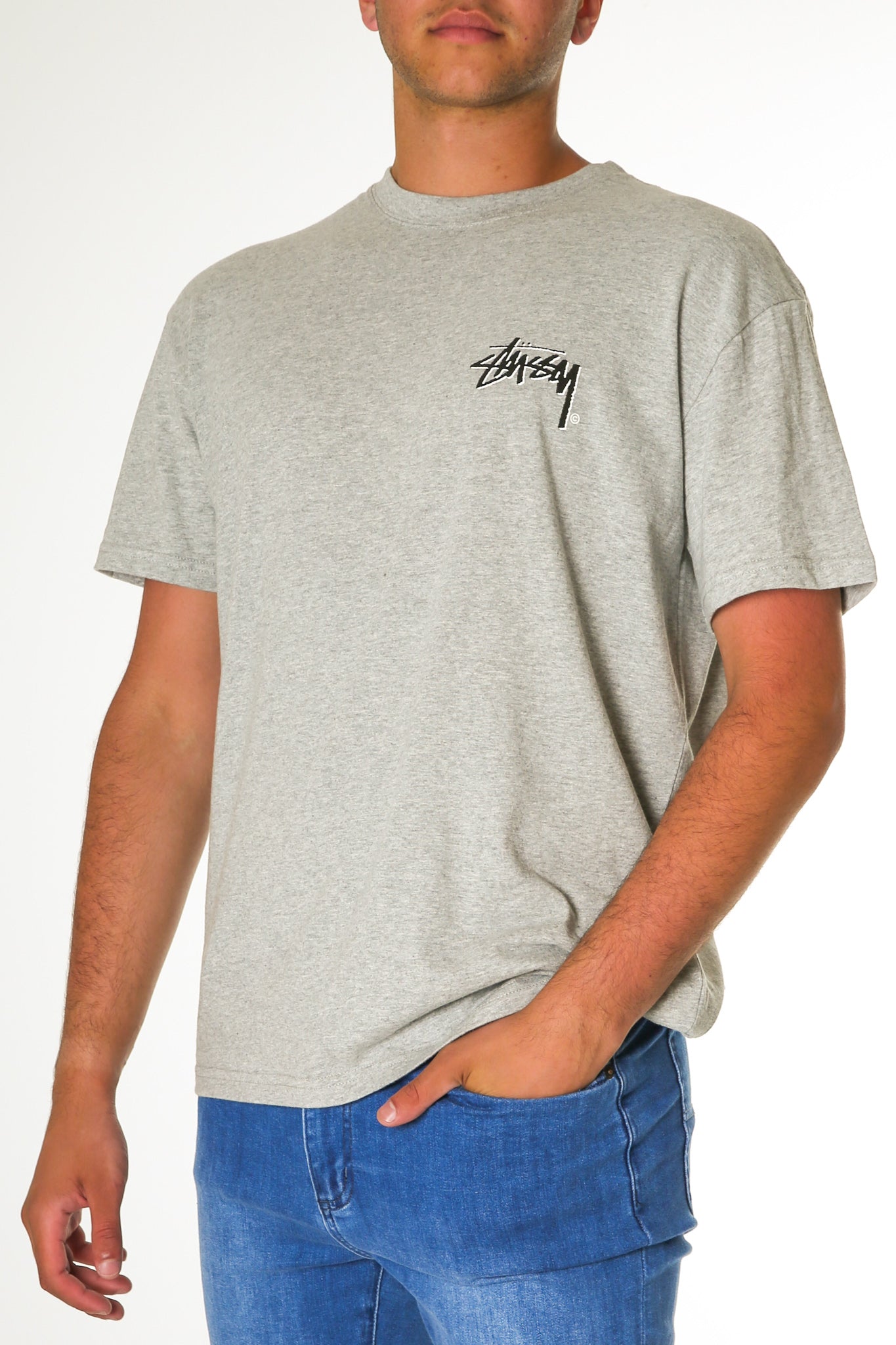 Shadow Stock Short Sleeve Tee True Grey Marle