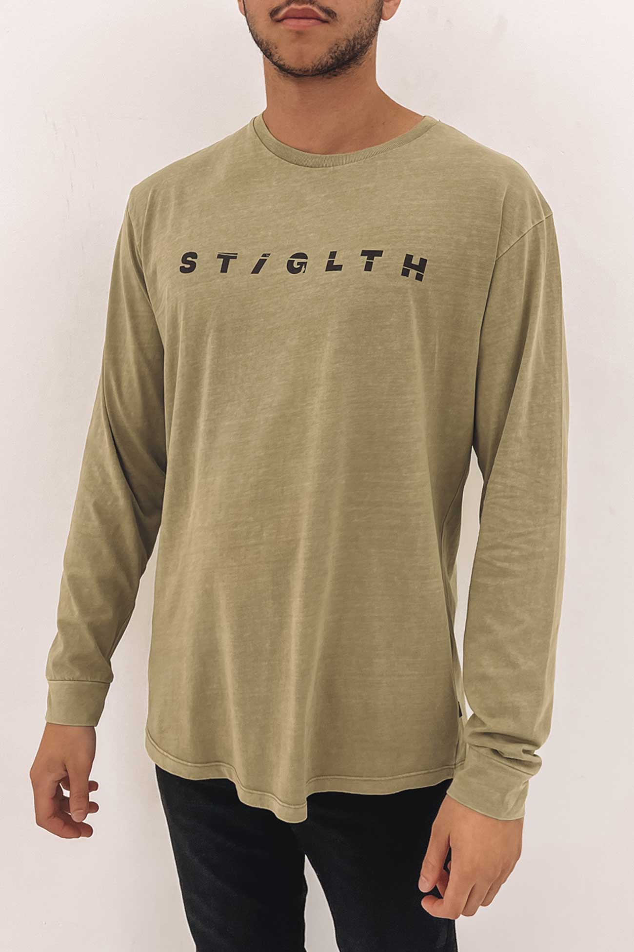 Shatter Tee Long Sleeve Tee Khaki