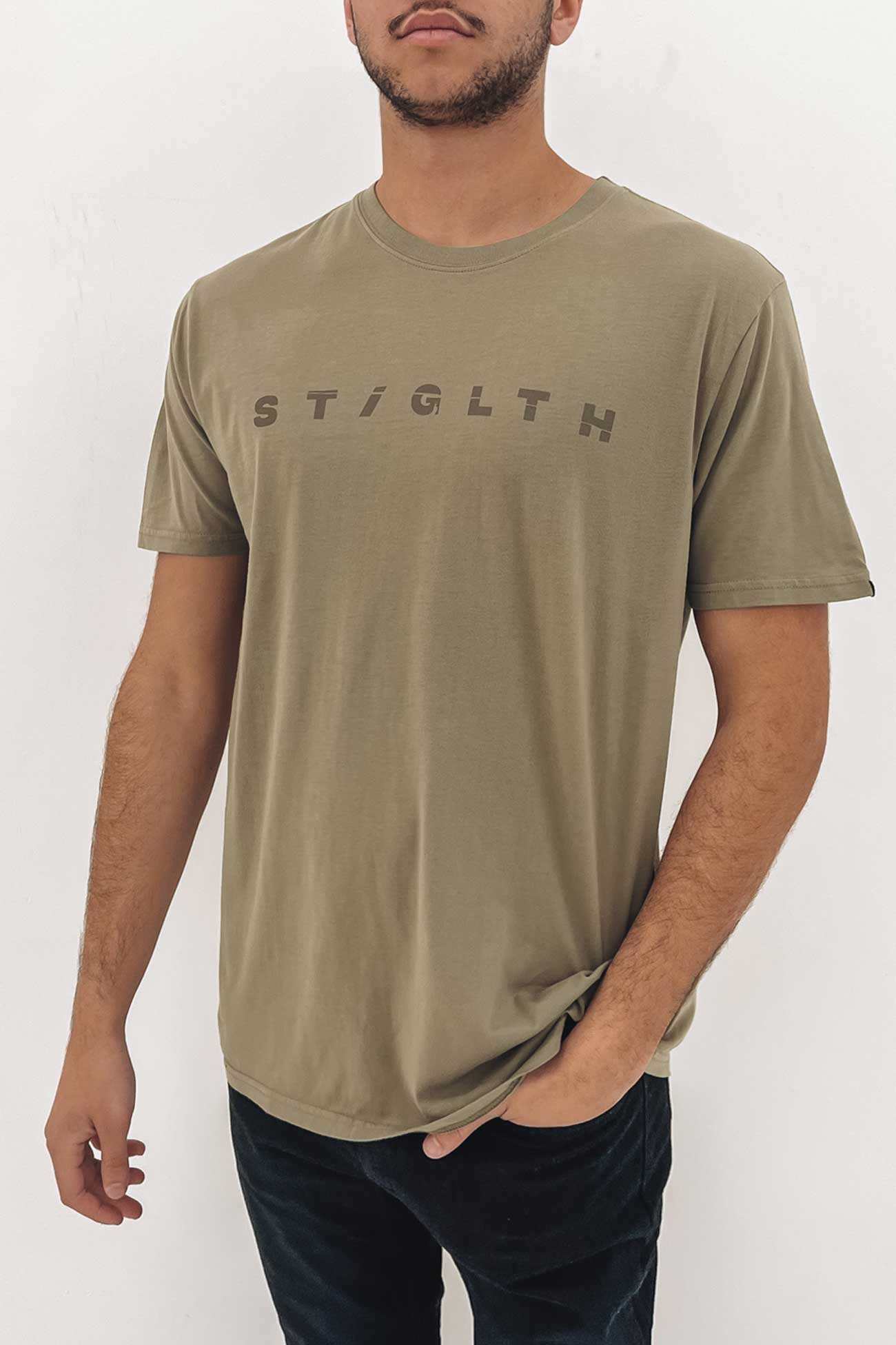 Shattered Tee Khaki