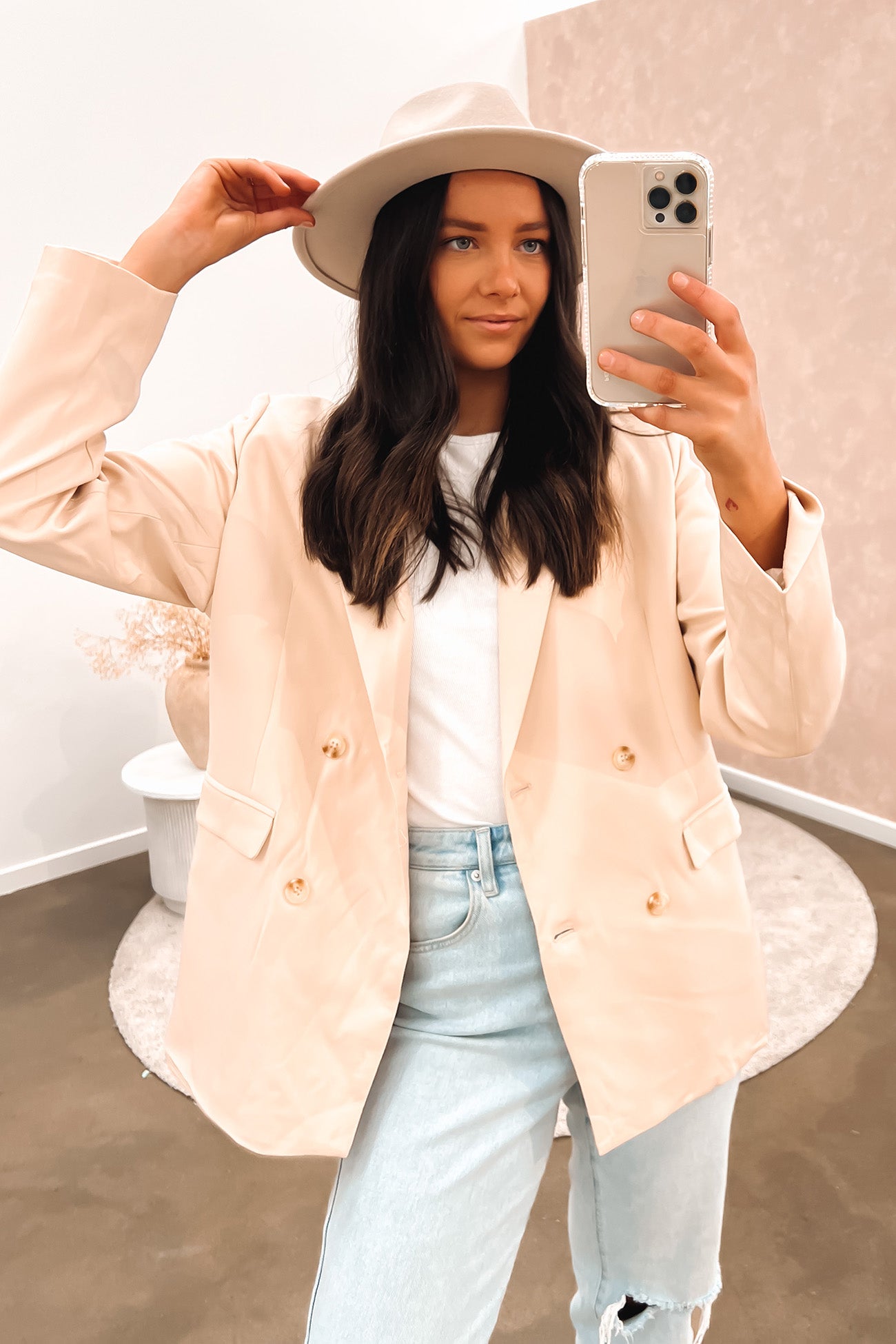 Shaylne Blazer Cream