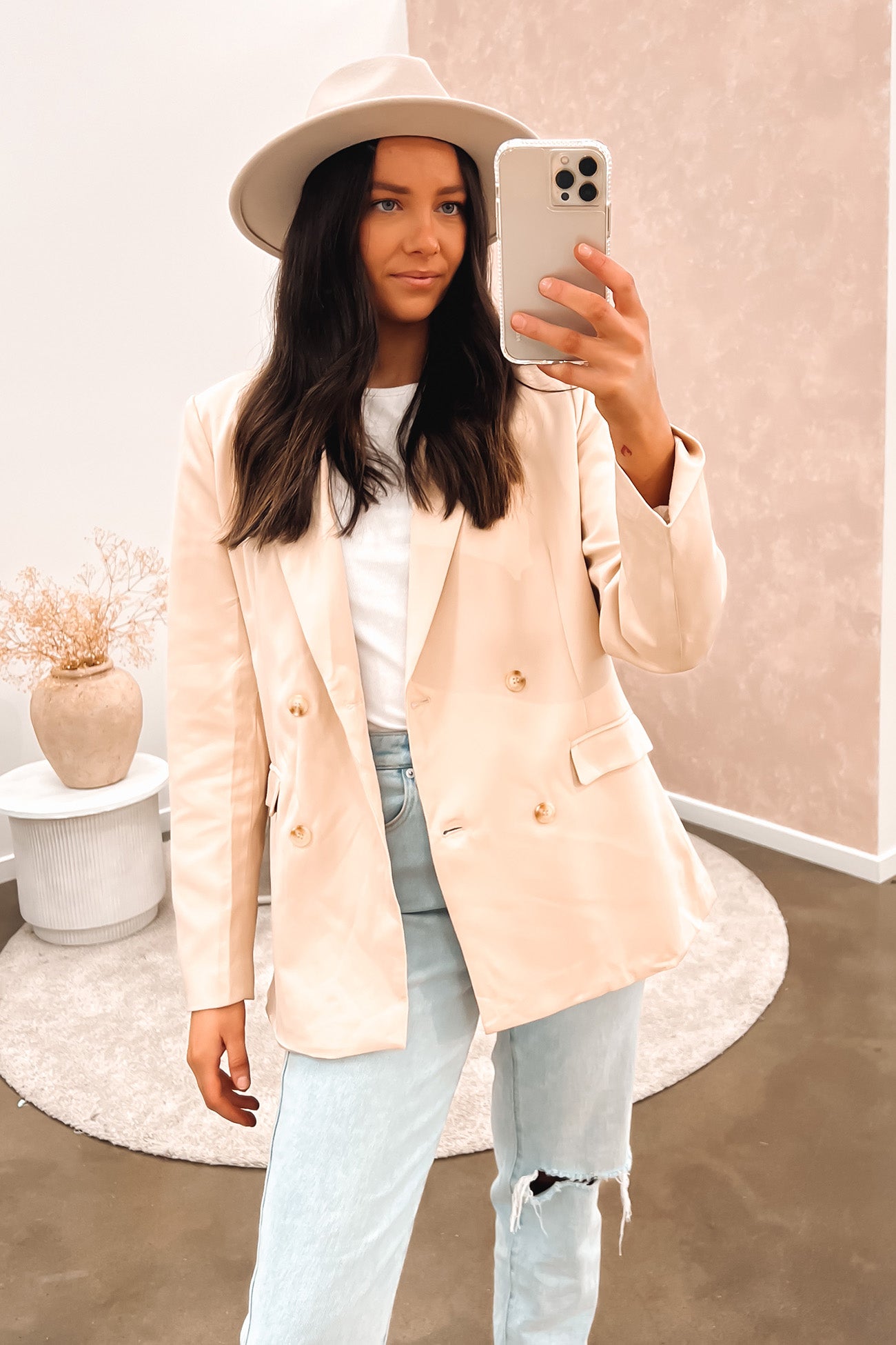 Shaylne Blazer Cream