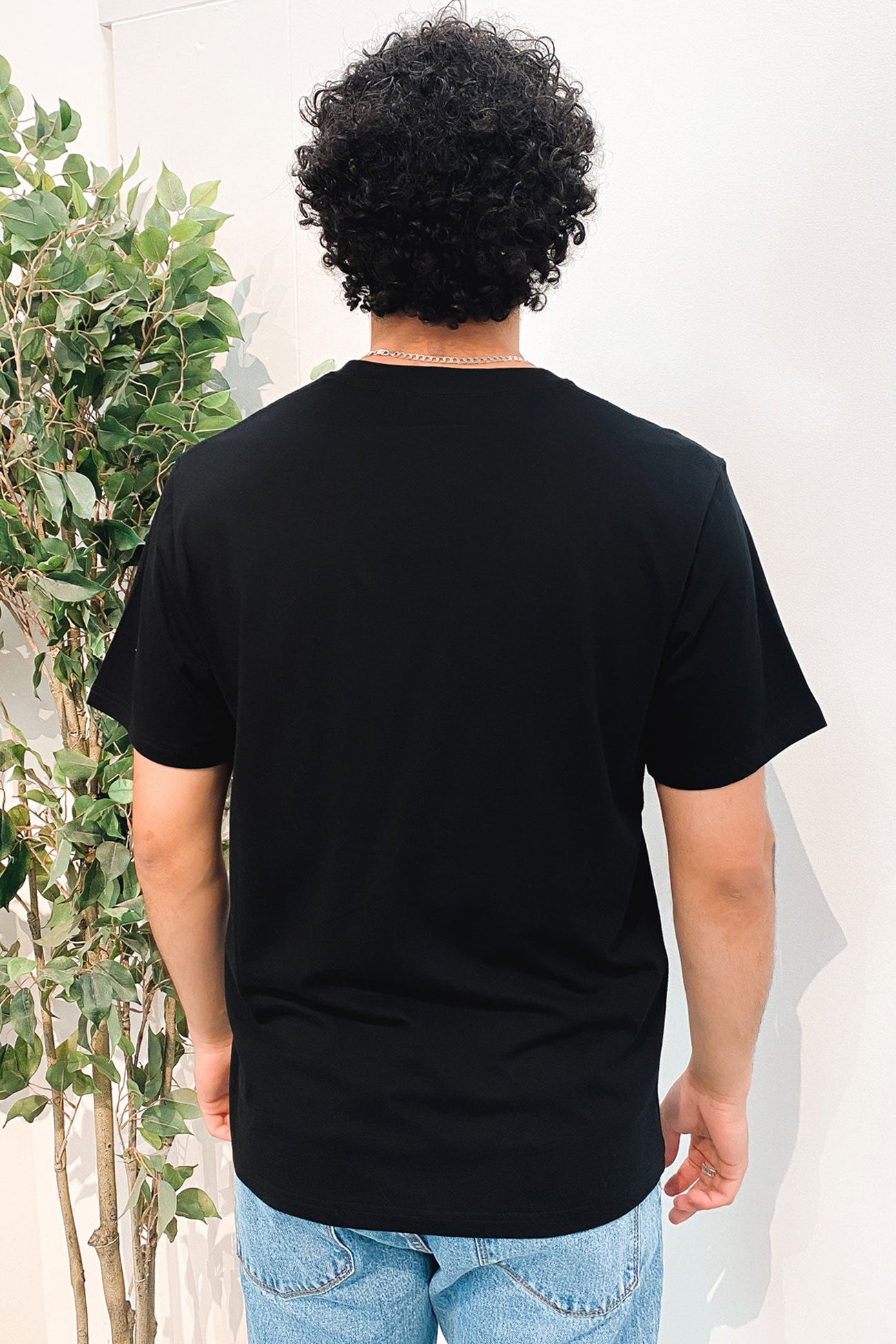 Short Cut Short Sleeve Tee Black 1