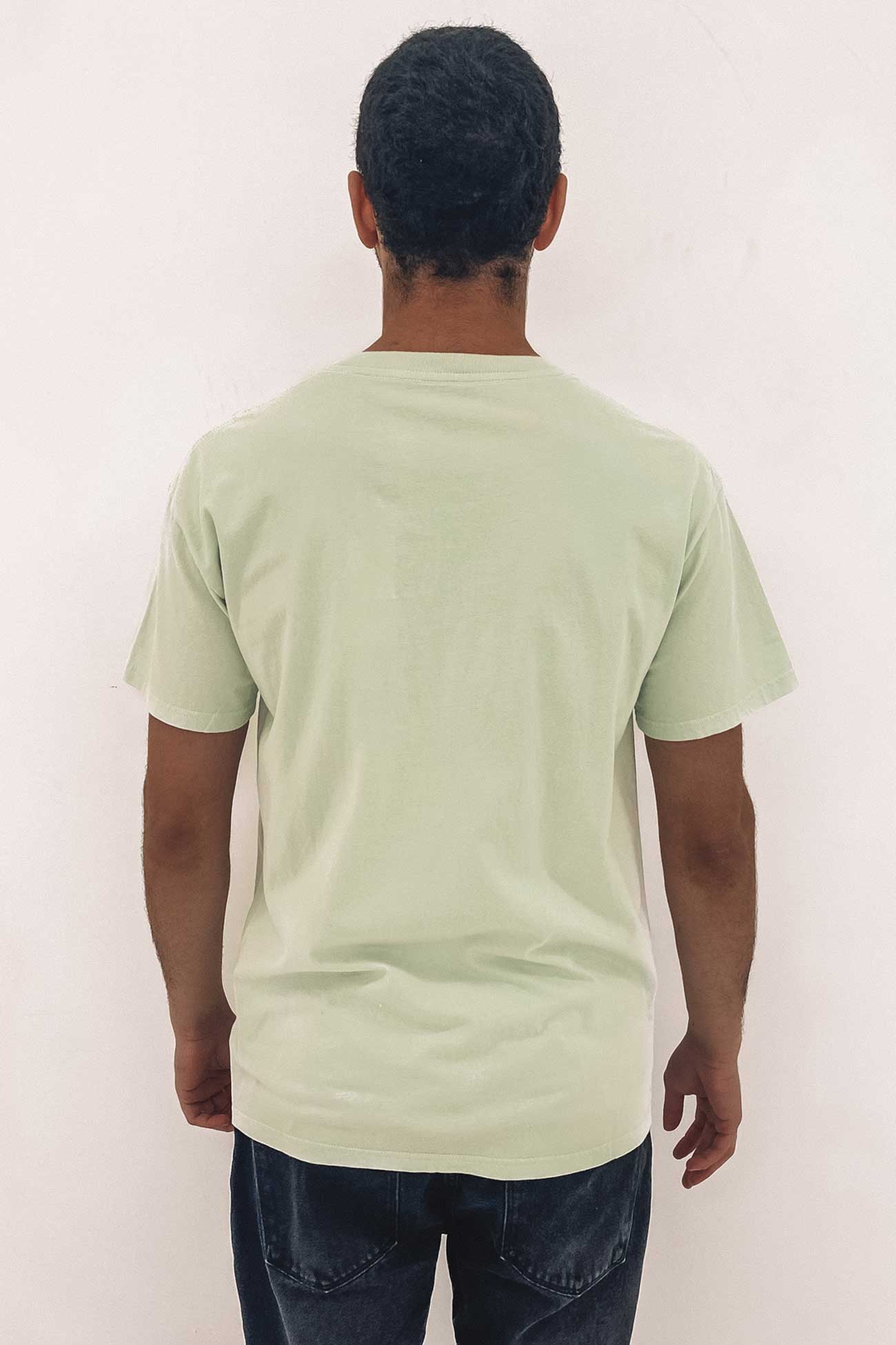 Short Cut Short Sleeve Tee Celadon Green