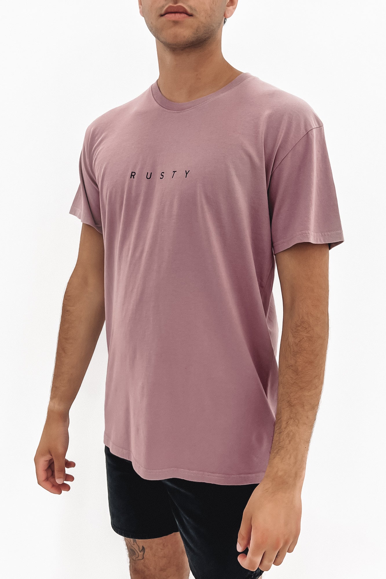 Short Cut Short Sleeve Tee Elderberry