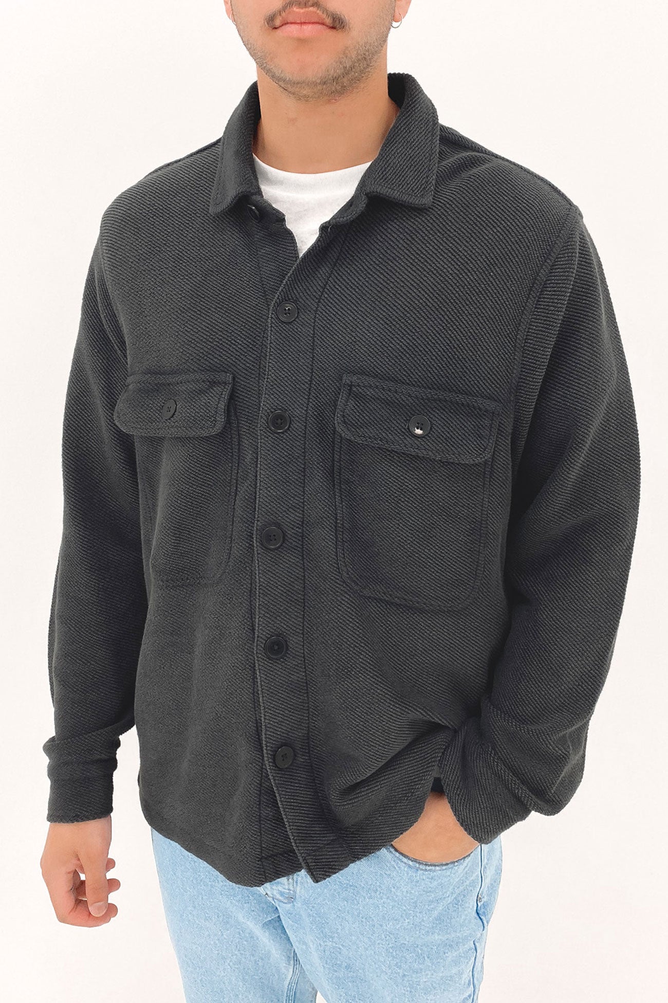 Shutter Long Sleeve Shirt Coal