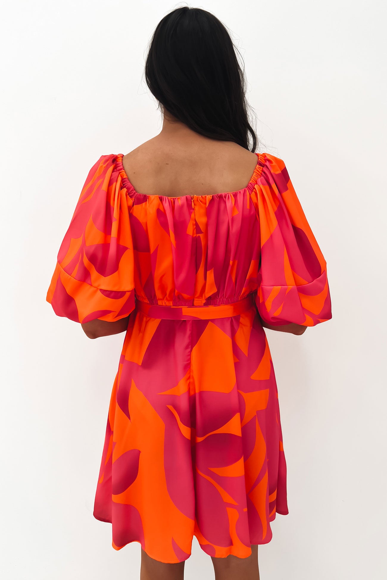 Sianna Mini Dress Pink Orange