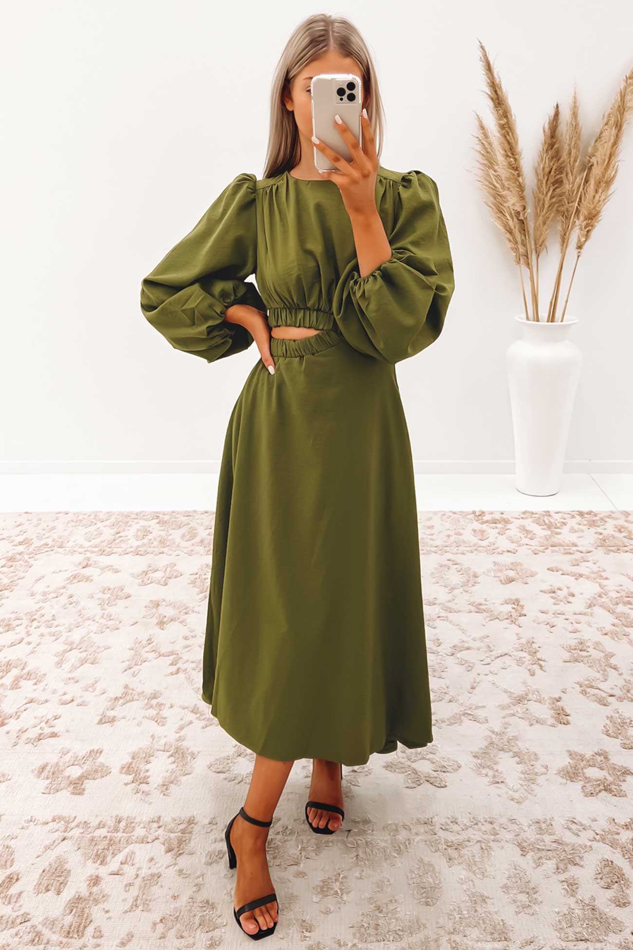 Sienah Maxi Dress Olive