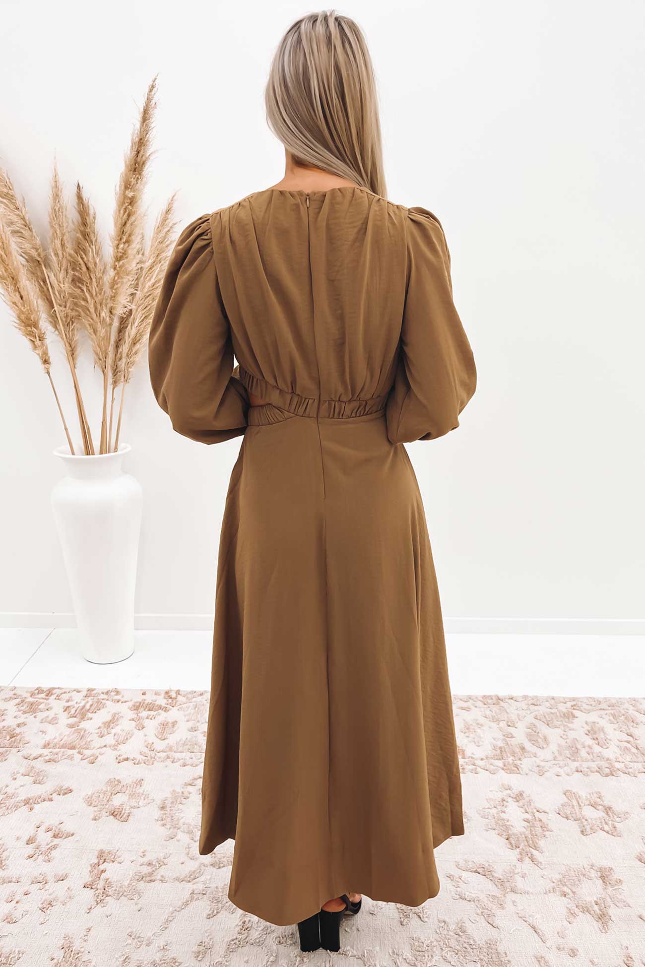 Sienah Maxi Dress Tan