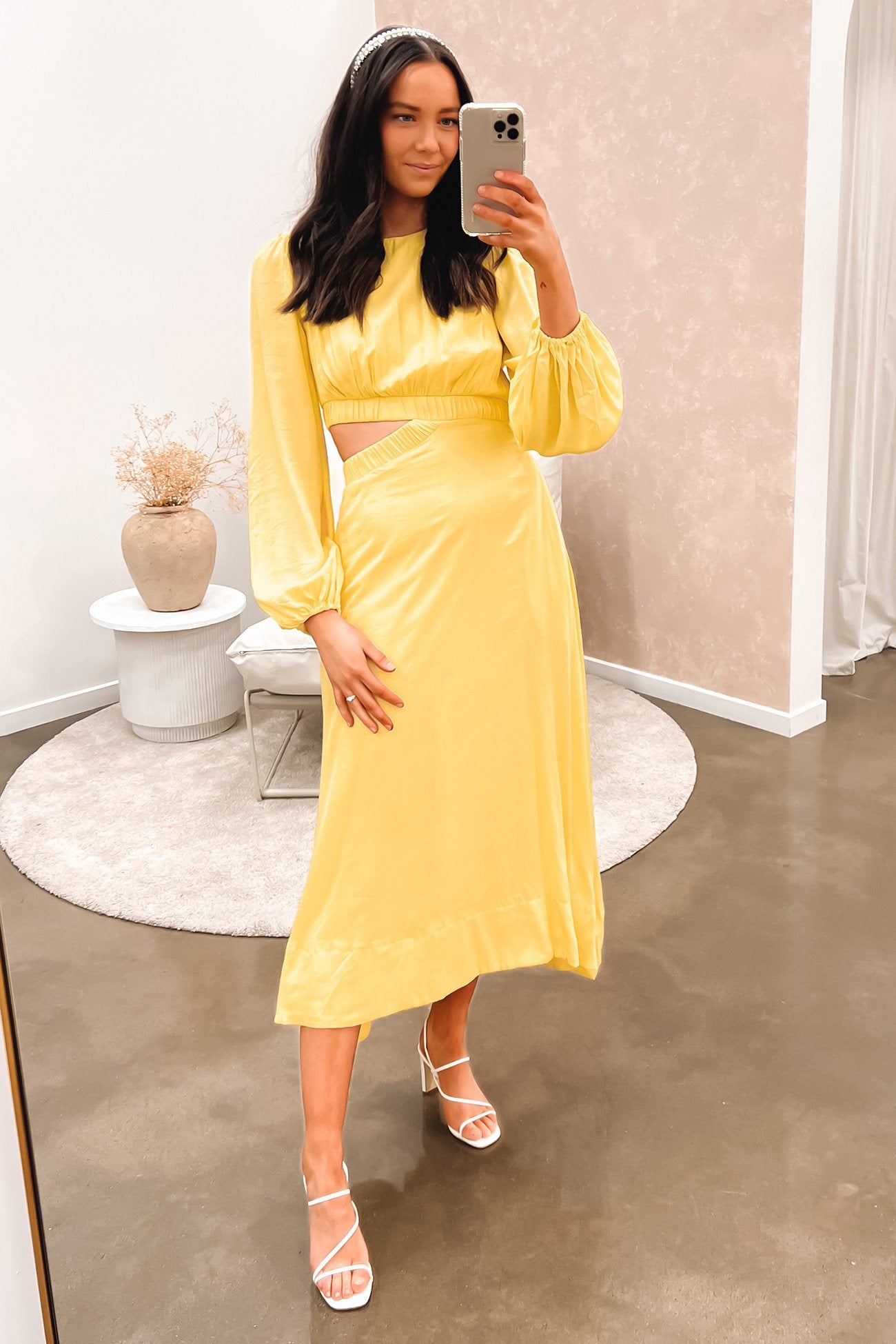 Sienah Maxi Dress Yellow