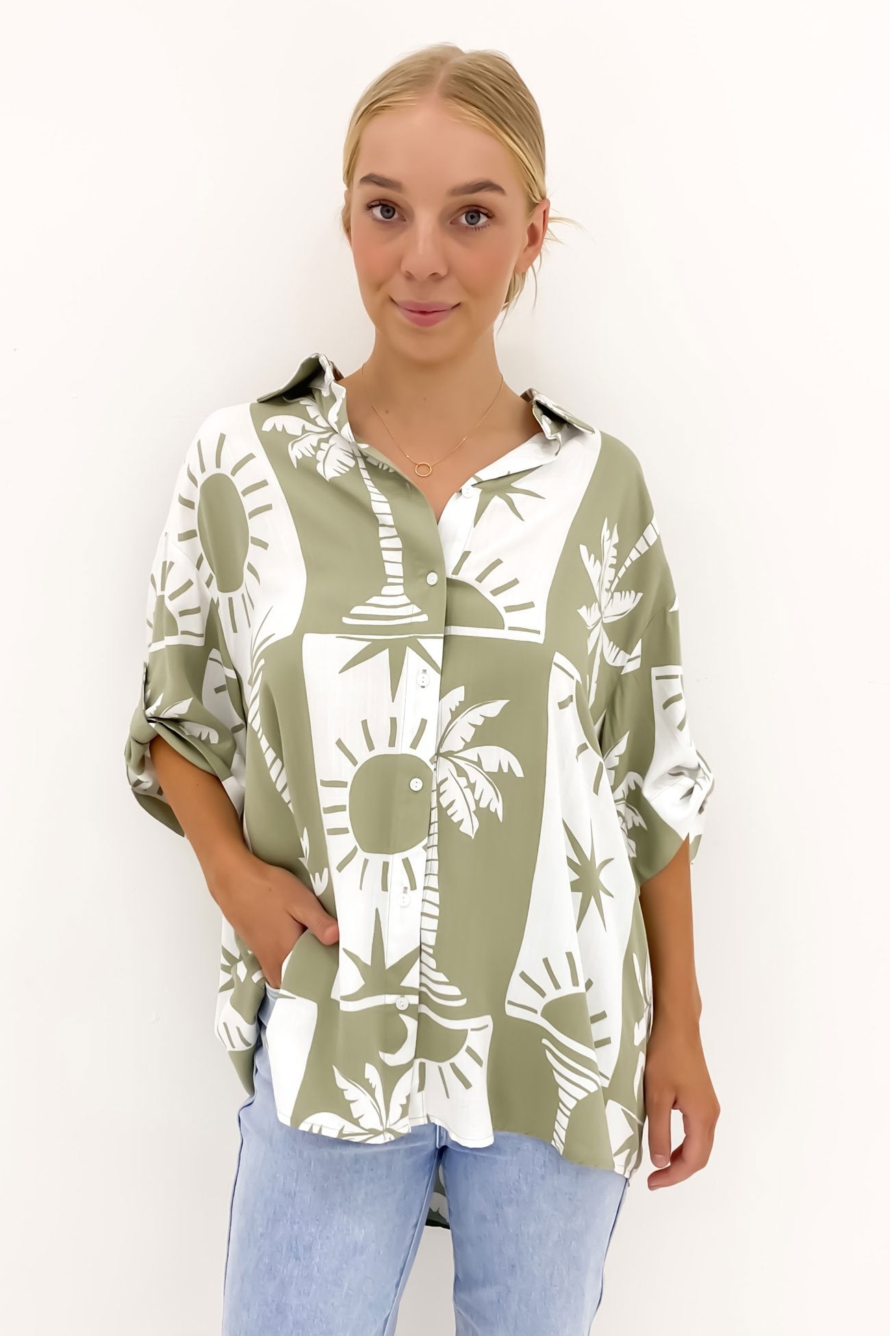 Sienna Shirt Sage Ipanema