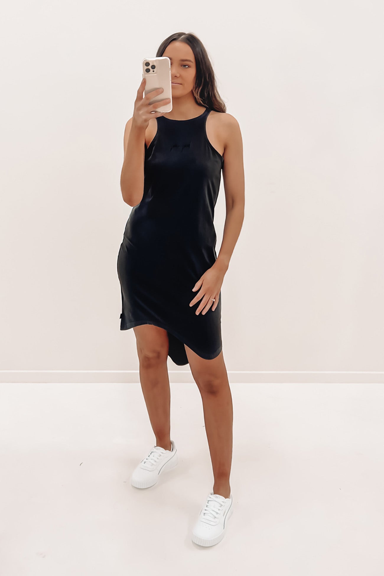 Signature Midi Dress Washed Black