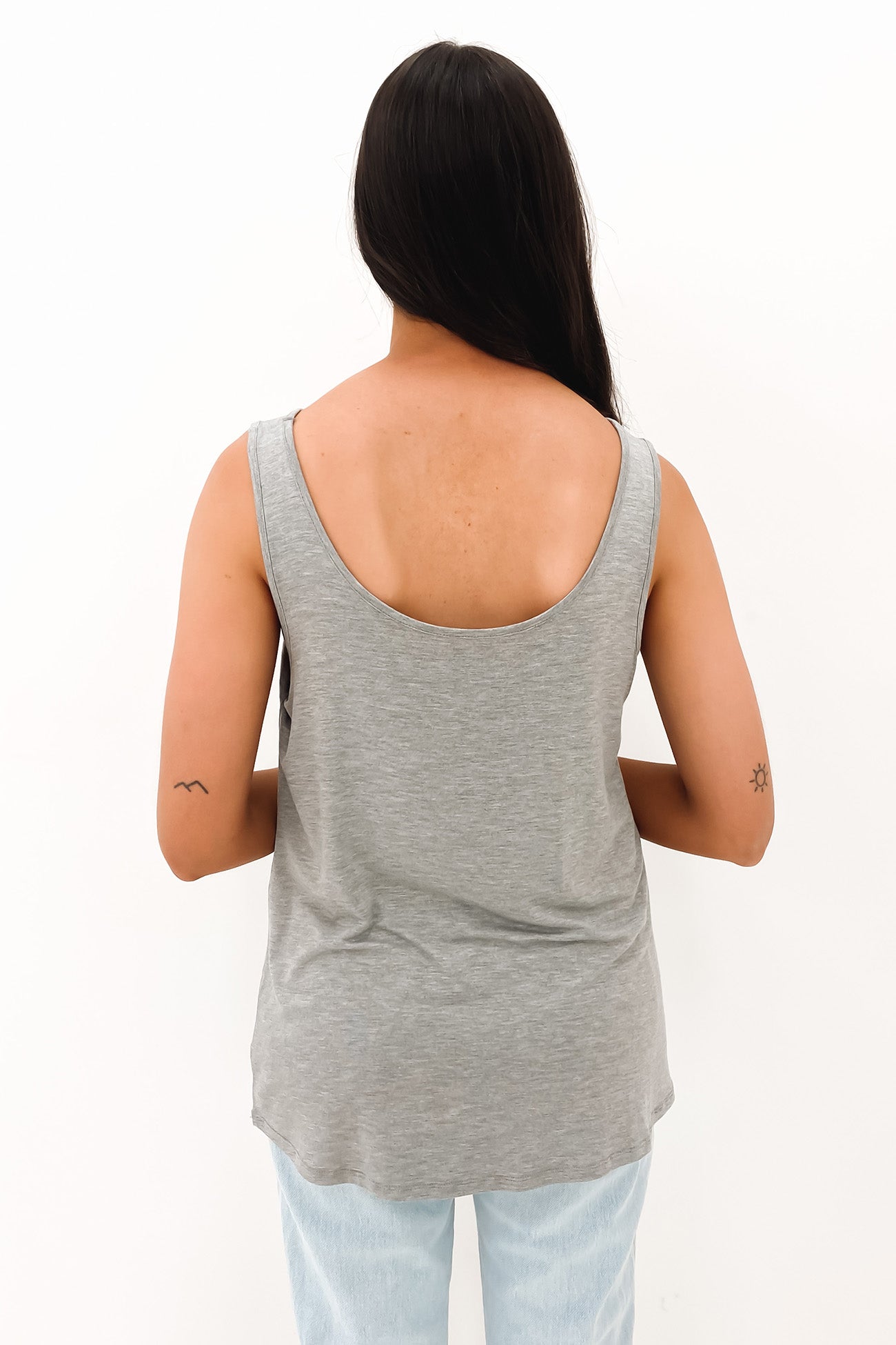 Sirena Reversible Tank Grey Marle