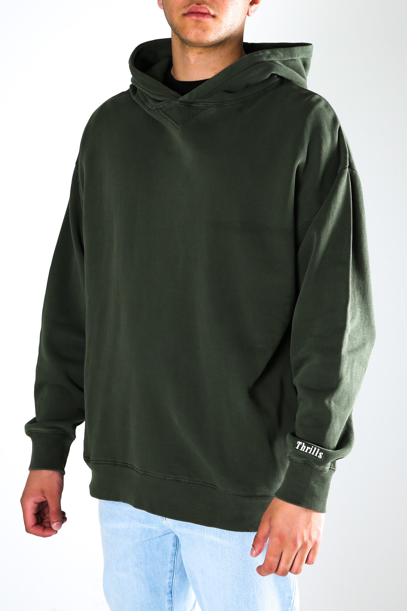 Situation Normal Slouch Pull On Hood Dark Olive