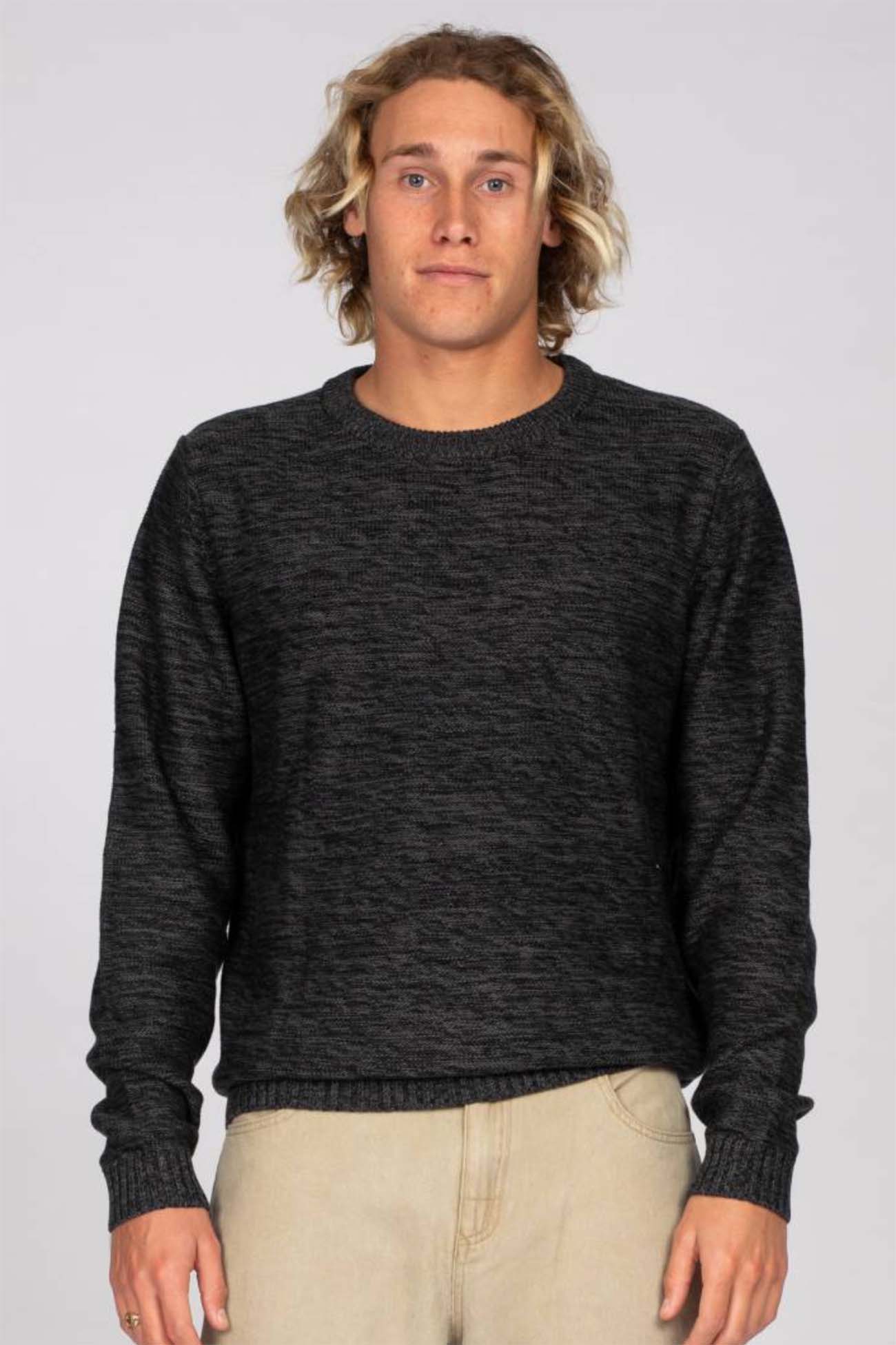 Skyliner Crew Neck Knit Charcoal