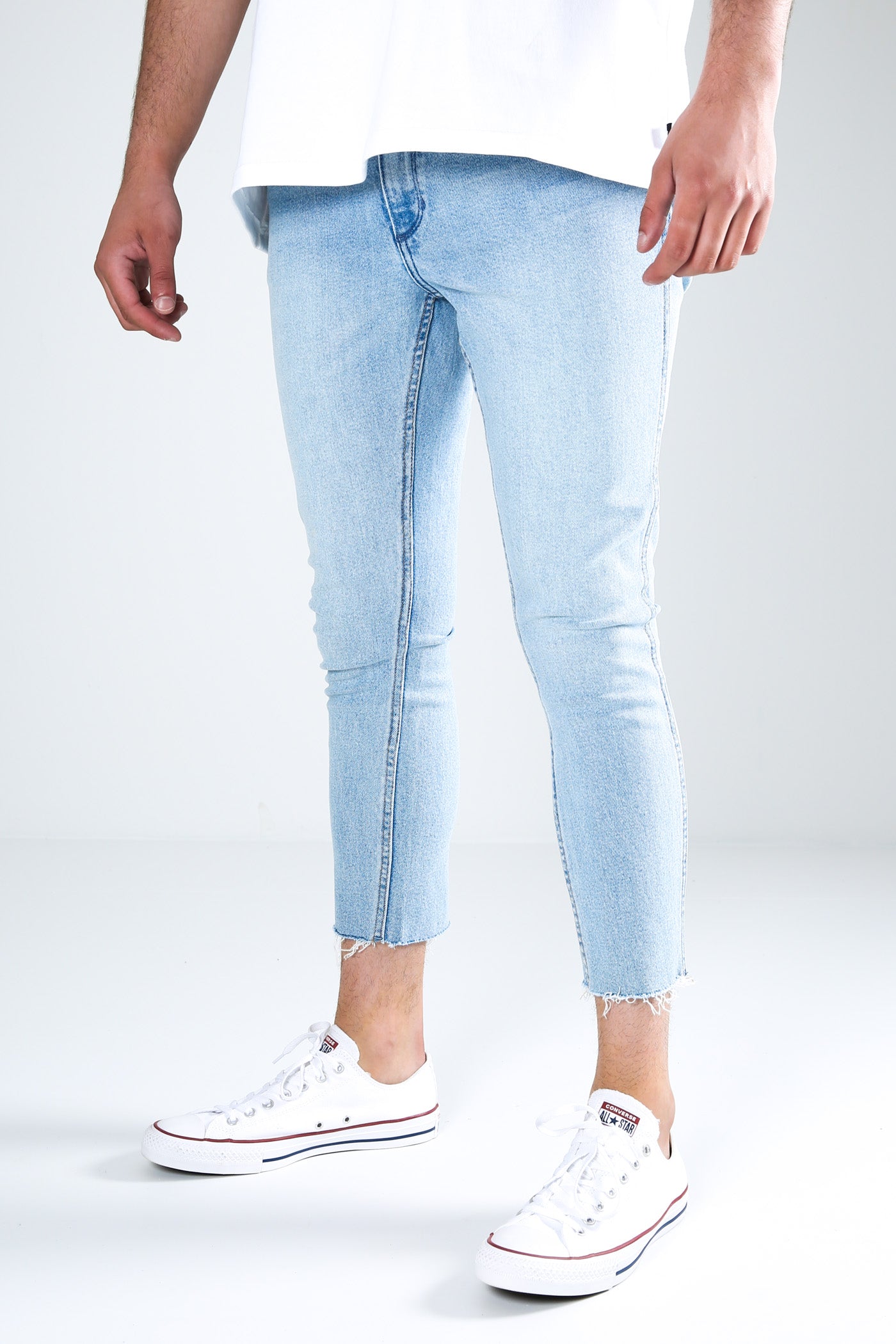 Smith R28 Skinny Cropped Jean Love Buzz