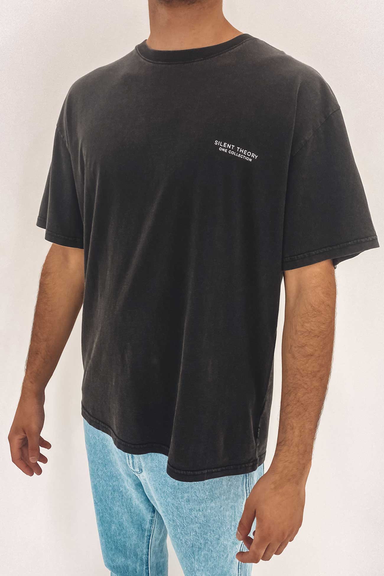 Society Tee Washed Black