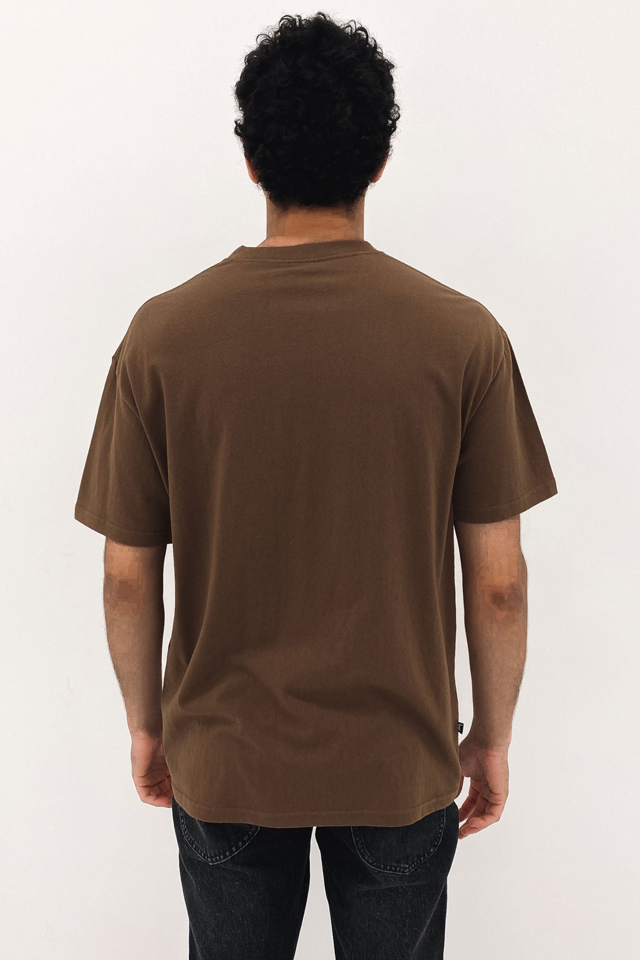 Solid Graffiti Short Sleeve Tee Chocolate