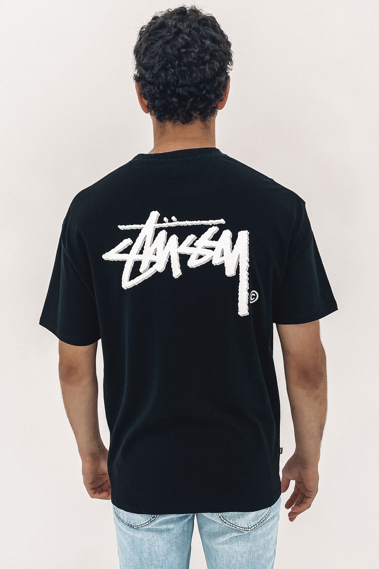 Solid Shadow Stock Short Sleeve Tee Black