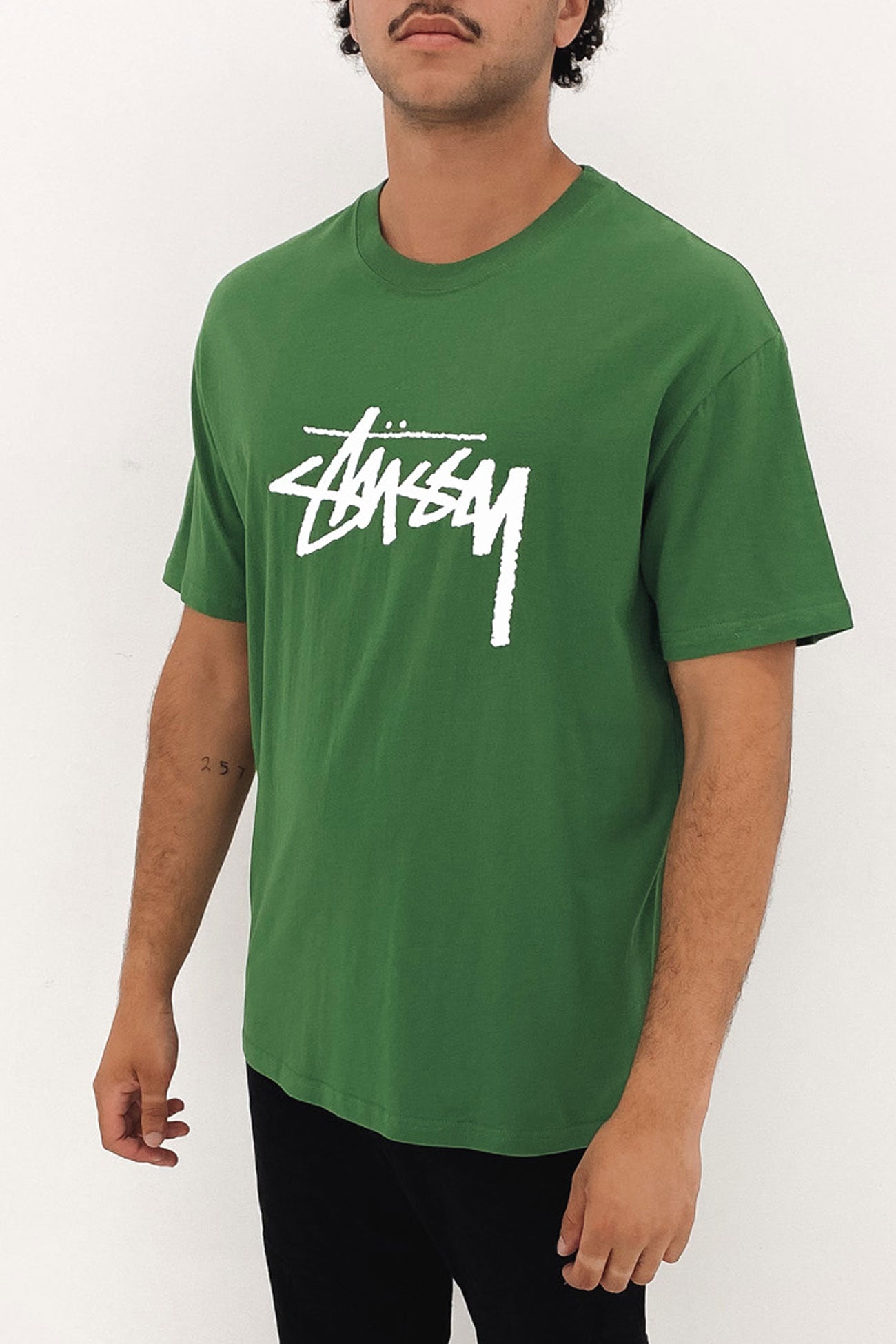 Solid Stock Short Sleeve Tee Kelly Green