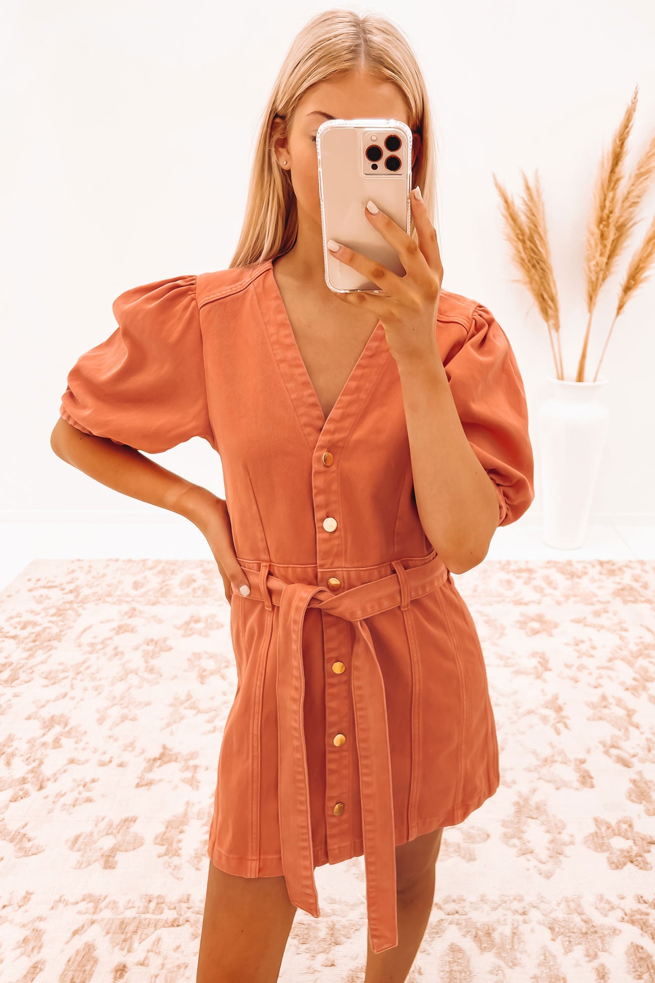 Sonny Denim Dress Copper Wash