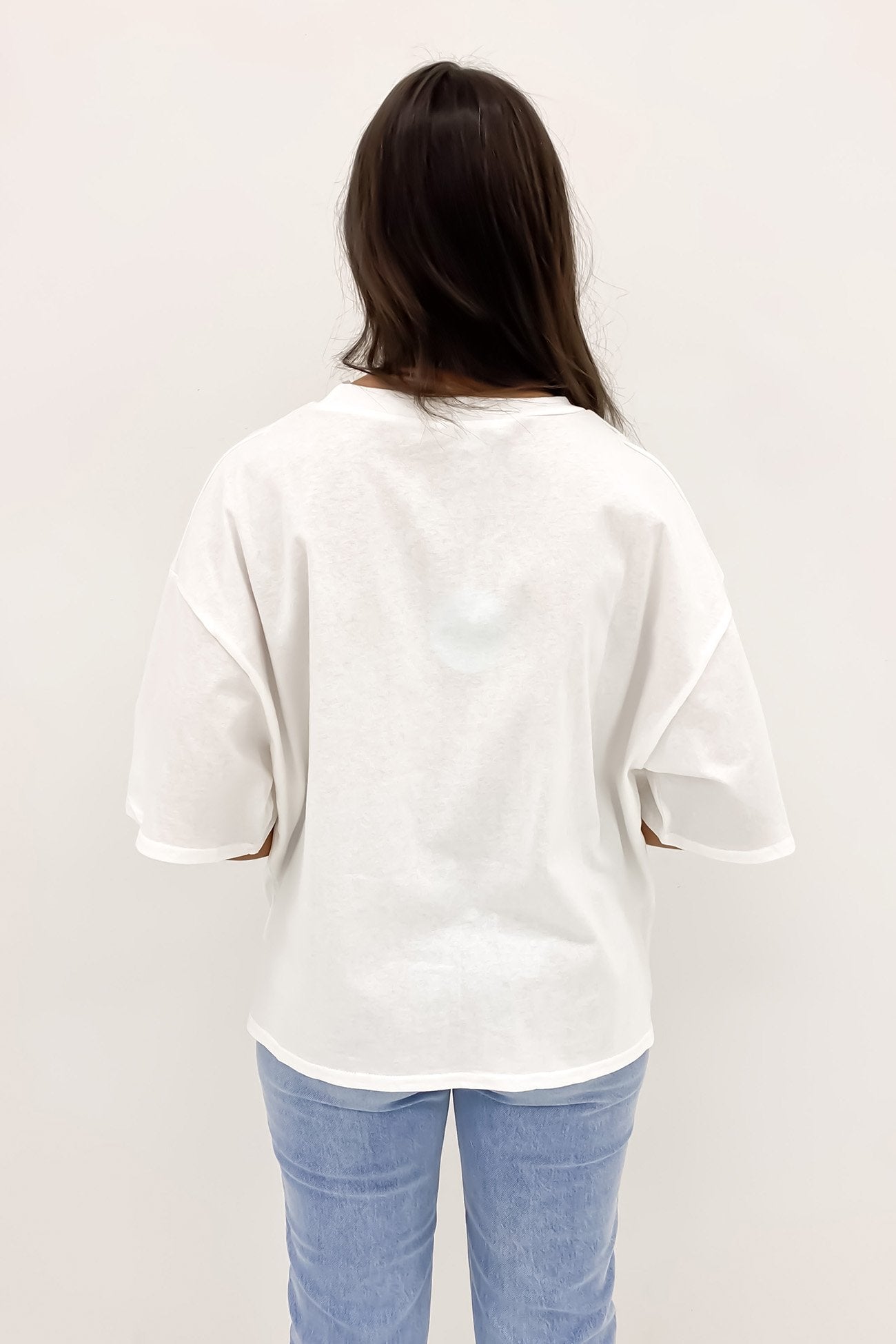 Sophie Boxy Tee White