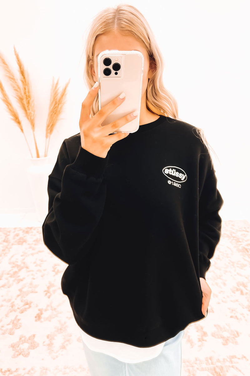 Soul Fleece Crew Black