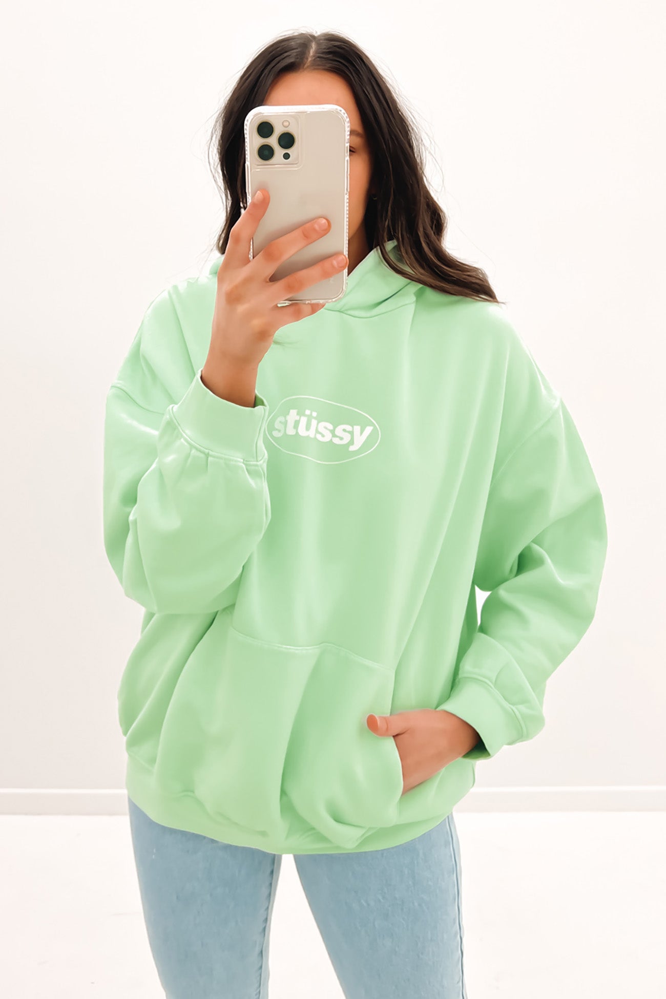 Soul Fleece Hood Mint