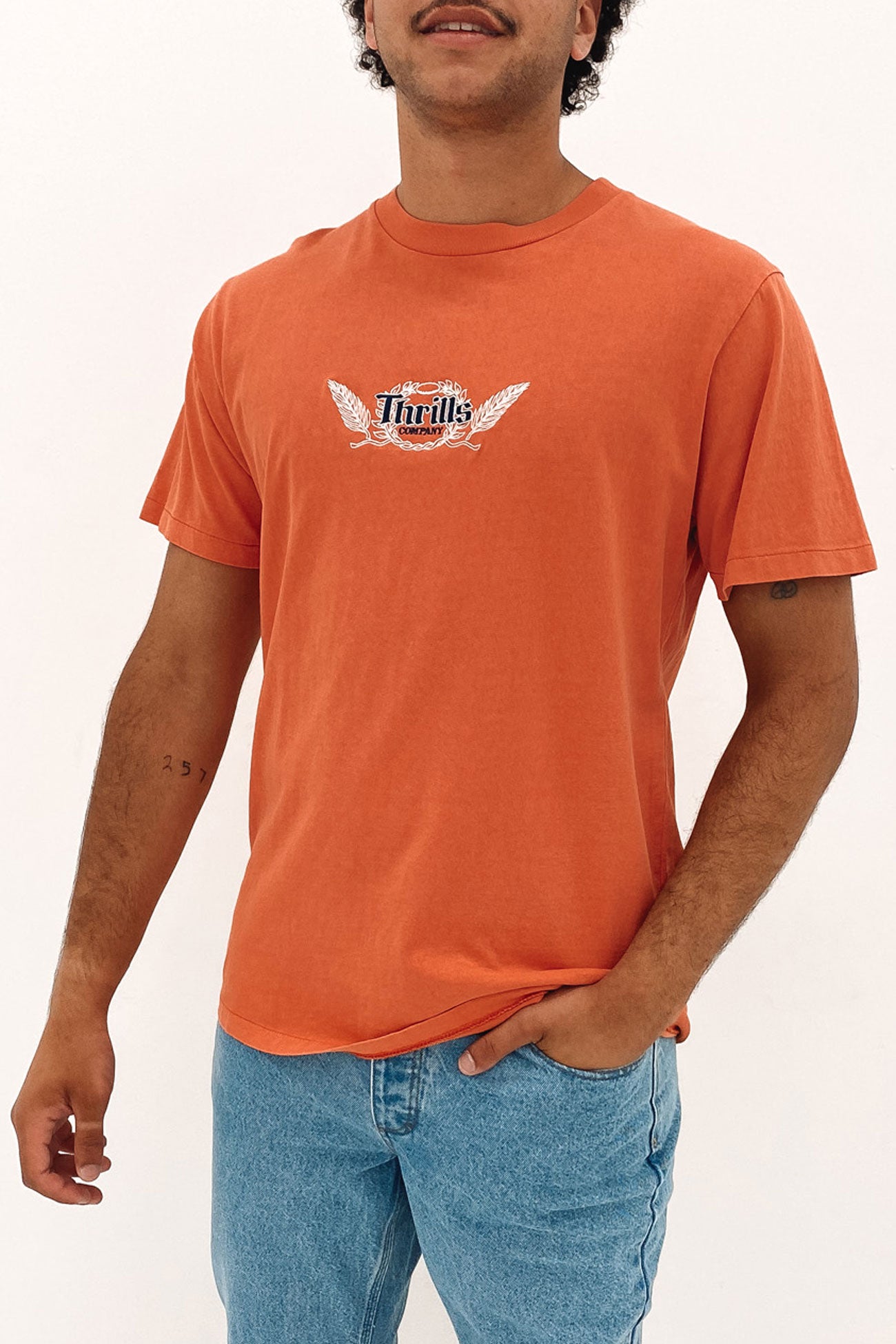 Speed Wings Merch Fit Tee Dusty Clay