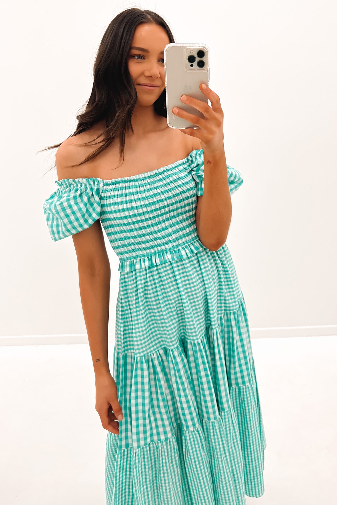 Spencer Midi Dress Emerald