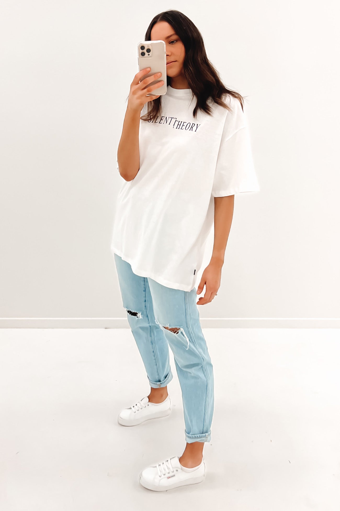 Spliced Tee White