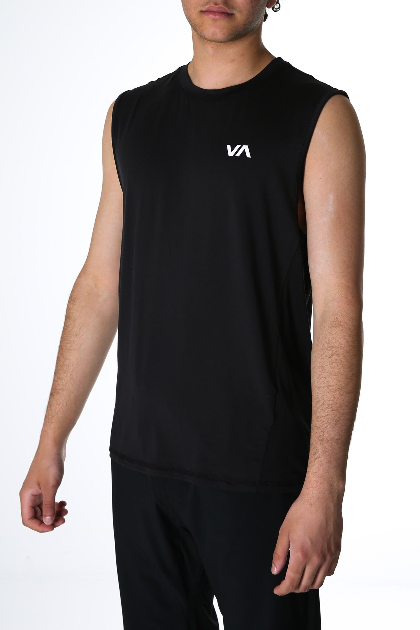 Sport Vent Muscle Tank Black