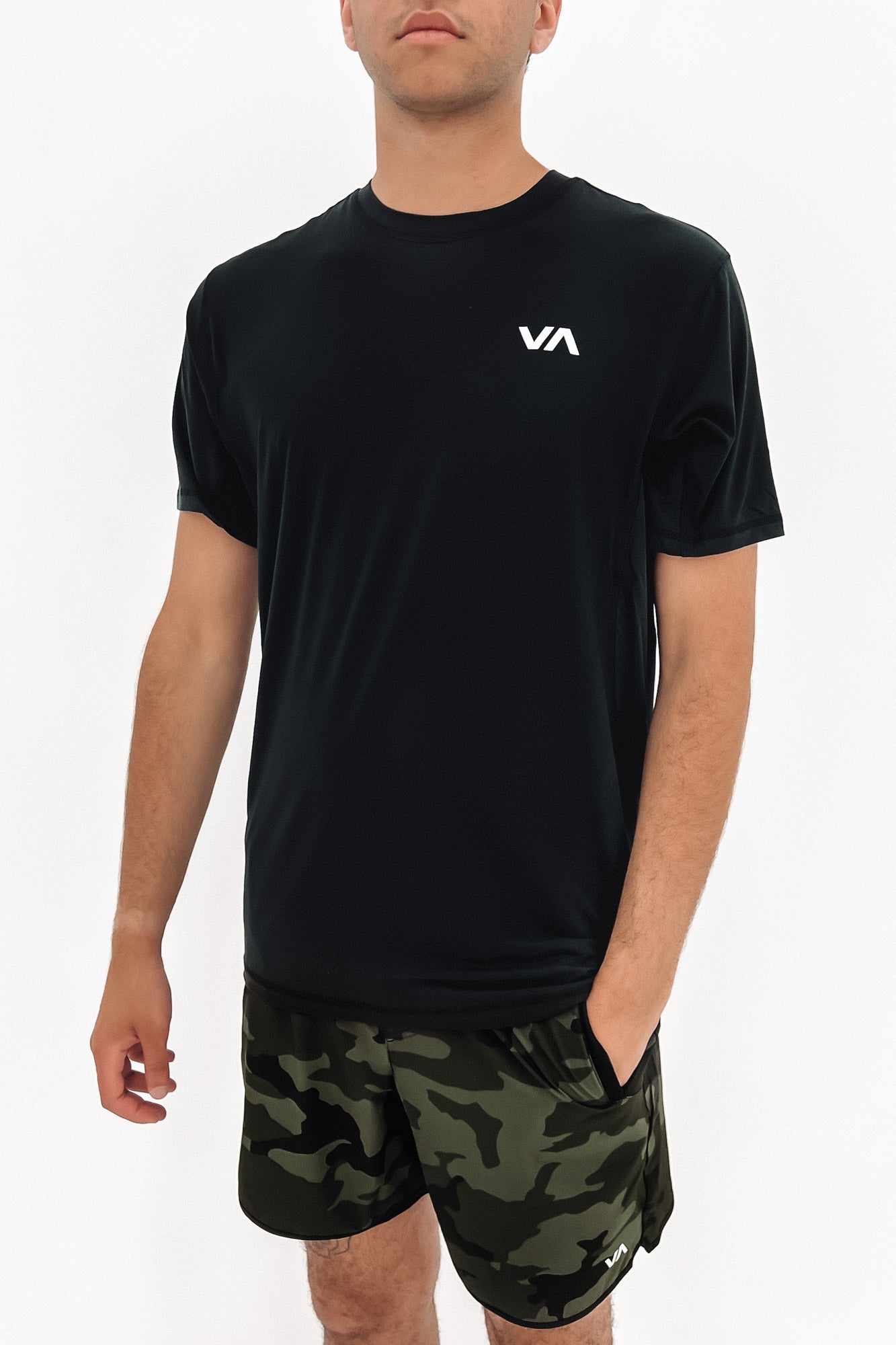 Sport Vent Short Sleeve Tee Black