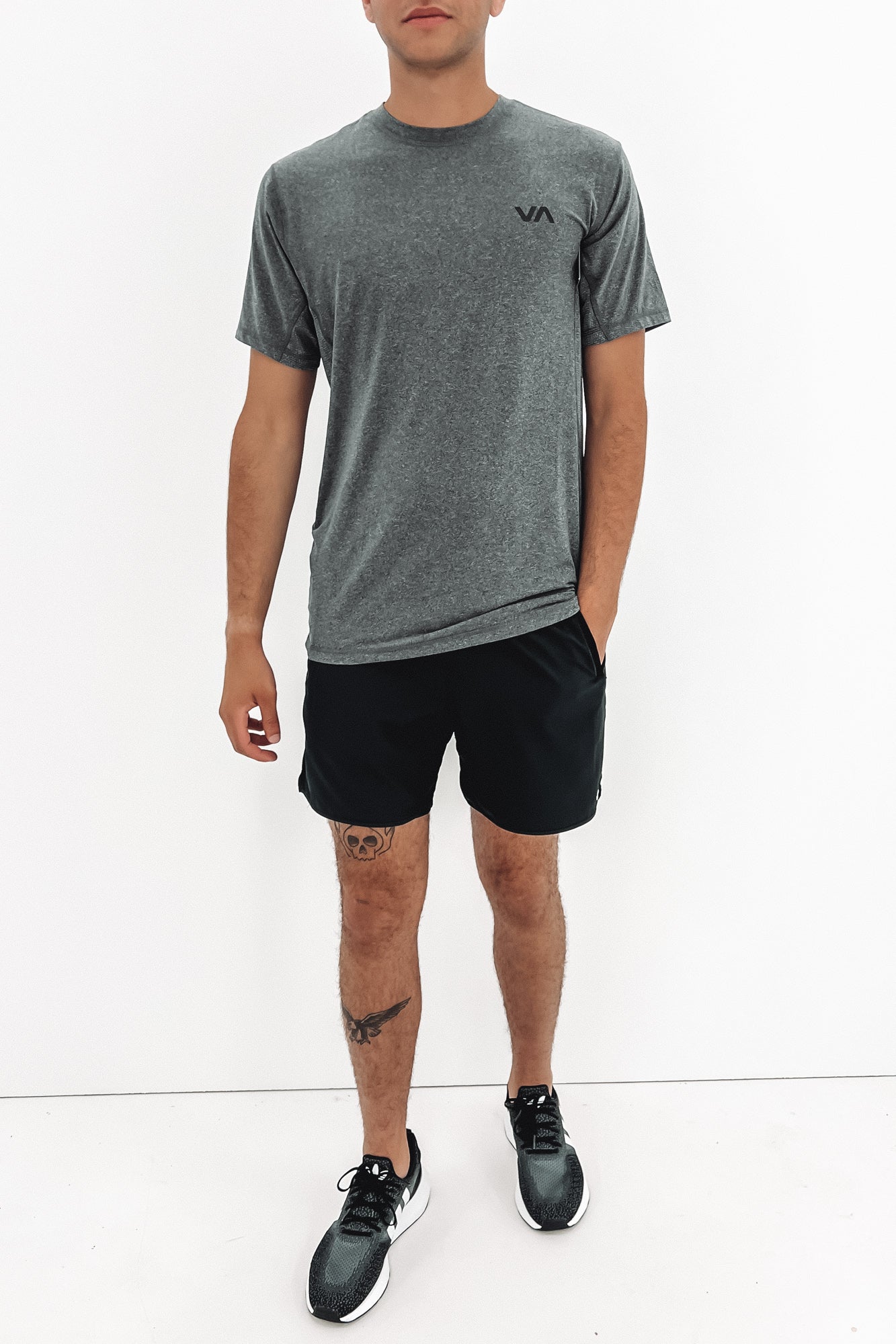 Sport Vent Short Sleeve Tee Charcoal Heather