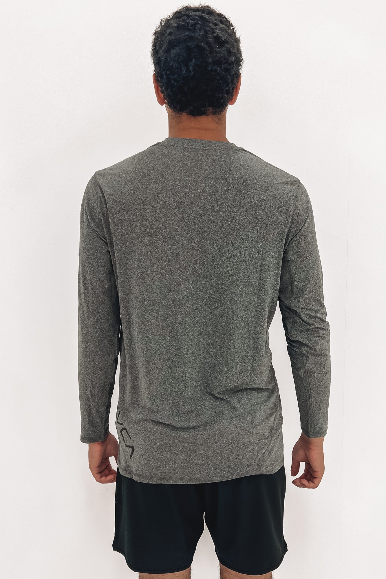 Sport Vent Long Sleeve Tee Charcoal Heather