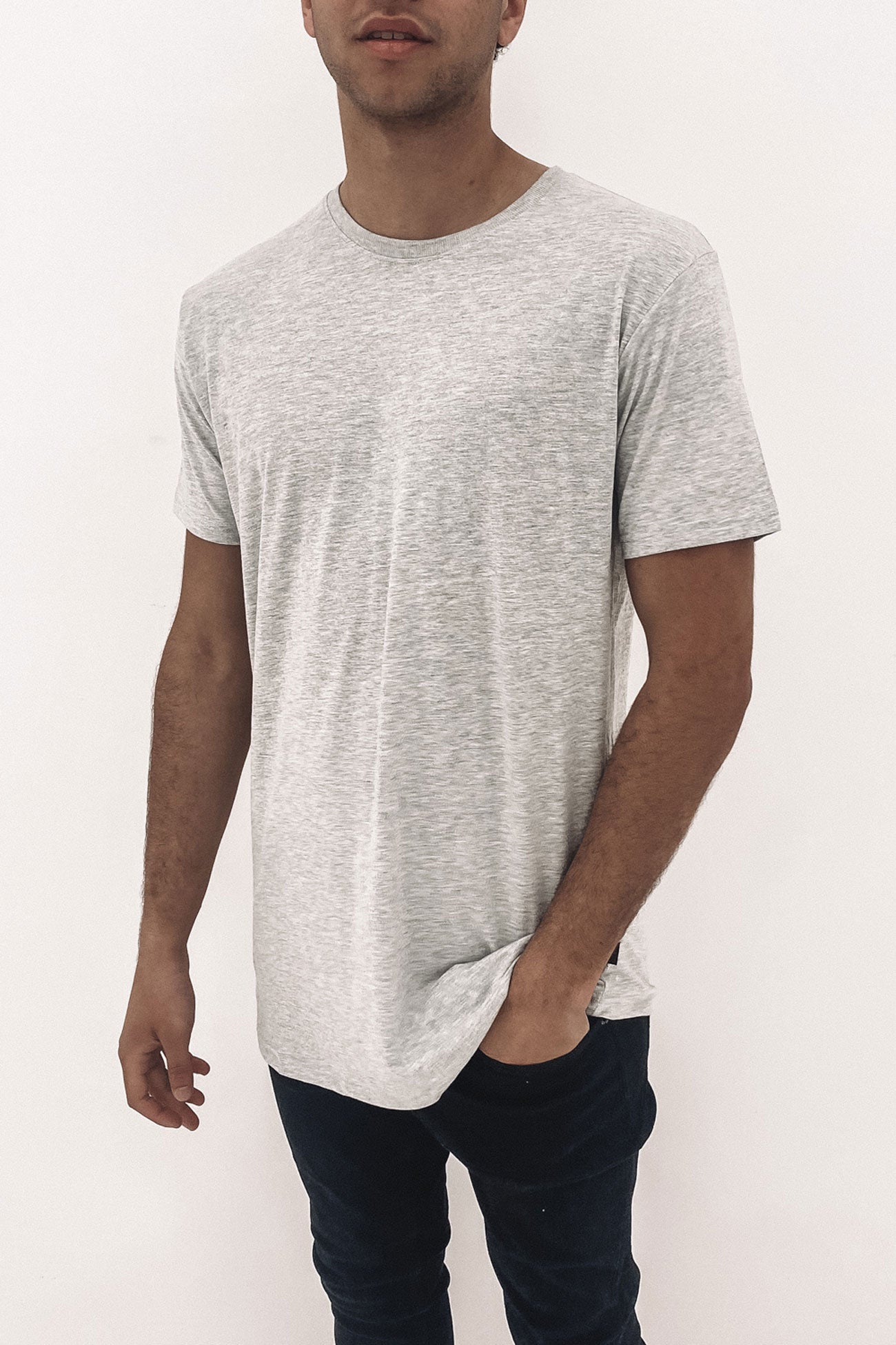 Standard Fit Tee Grey Marle