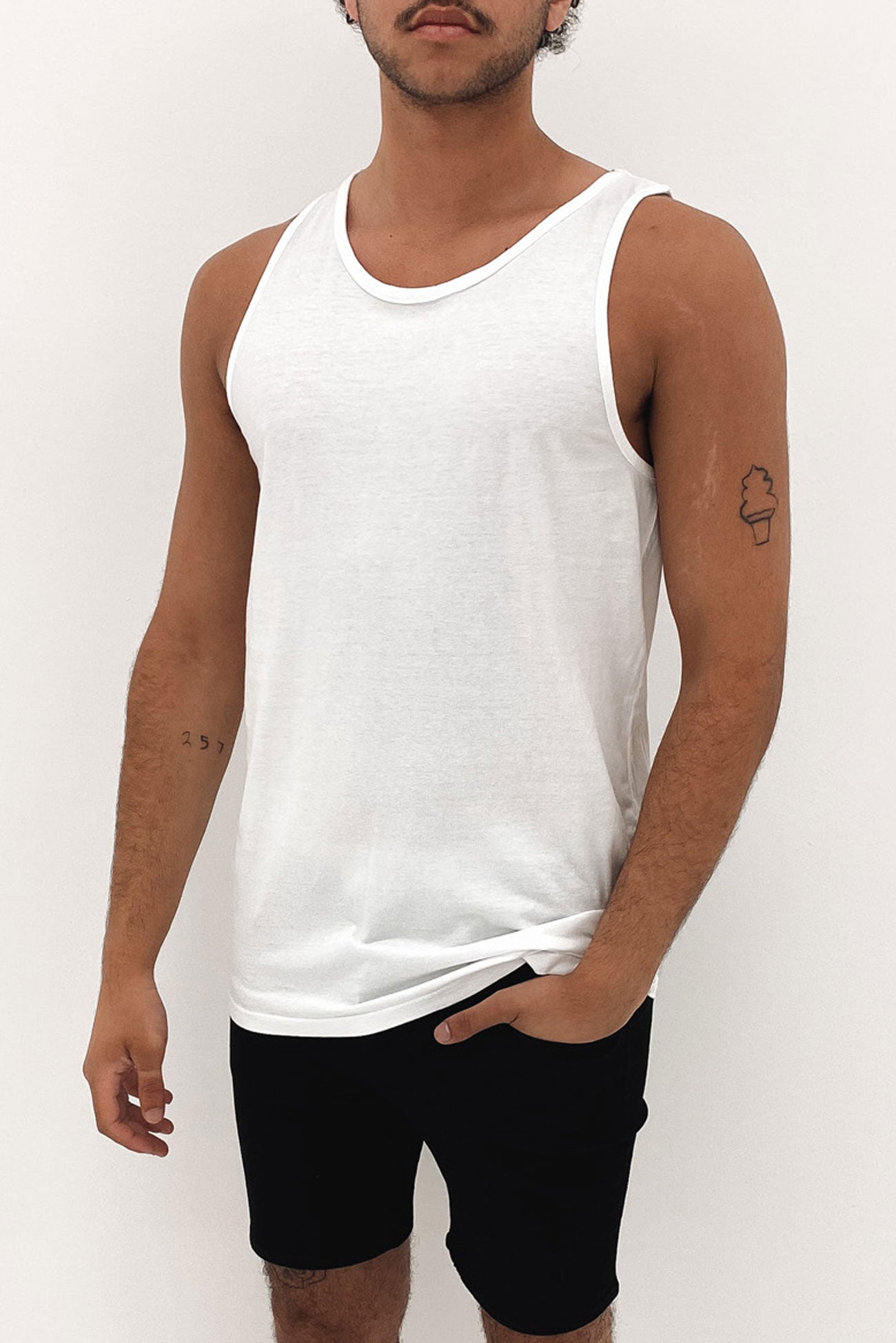 Standard Singlet White