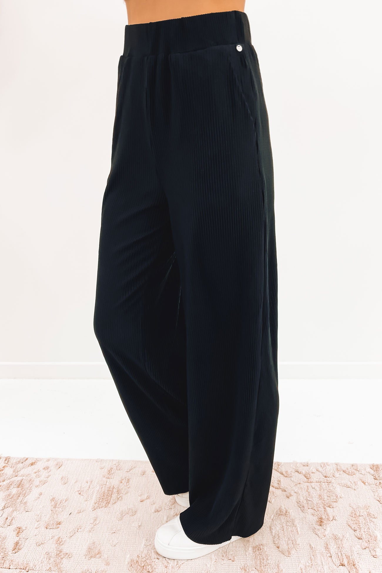 Stine Wide Leg Pant Black