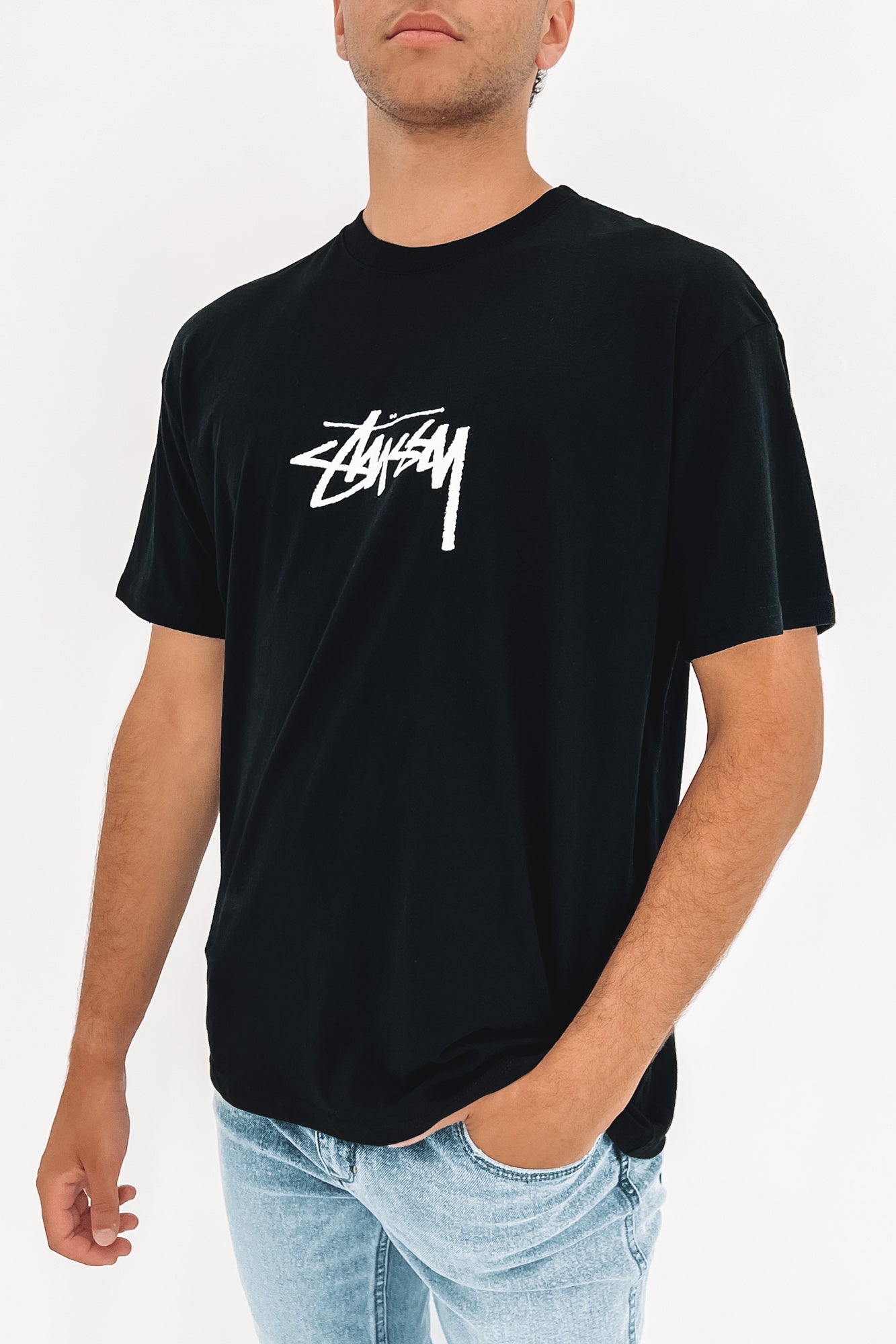 Stock Short Sleeve Tee Black