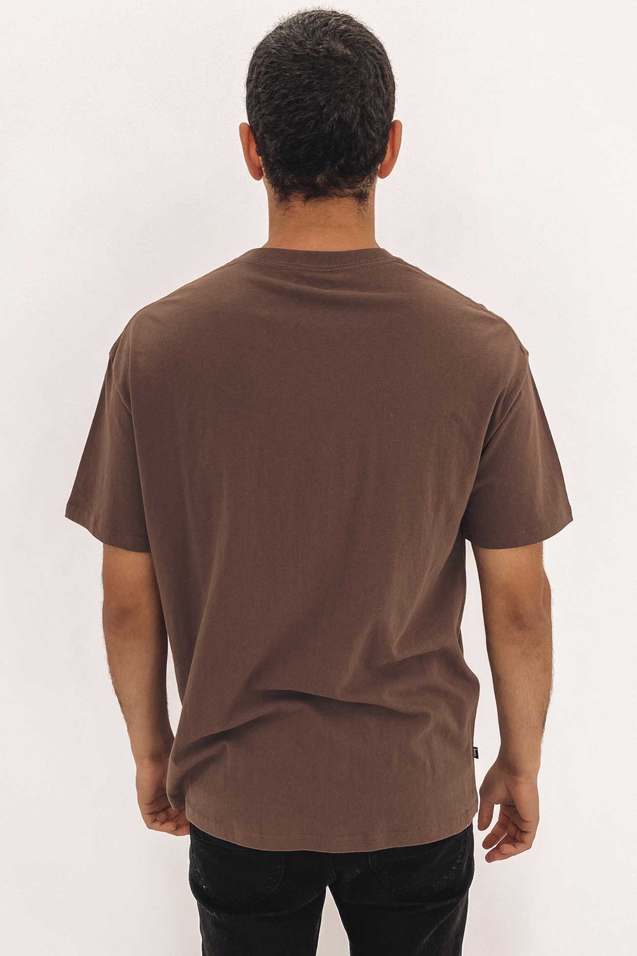 Stock Short Sleeve Tee Brown