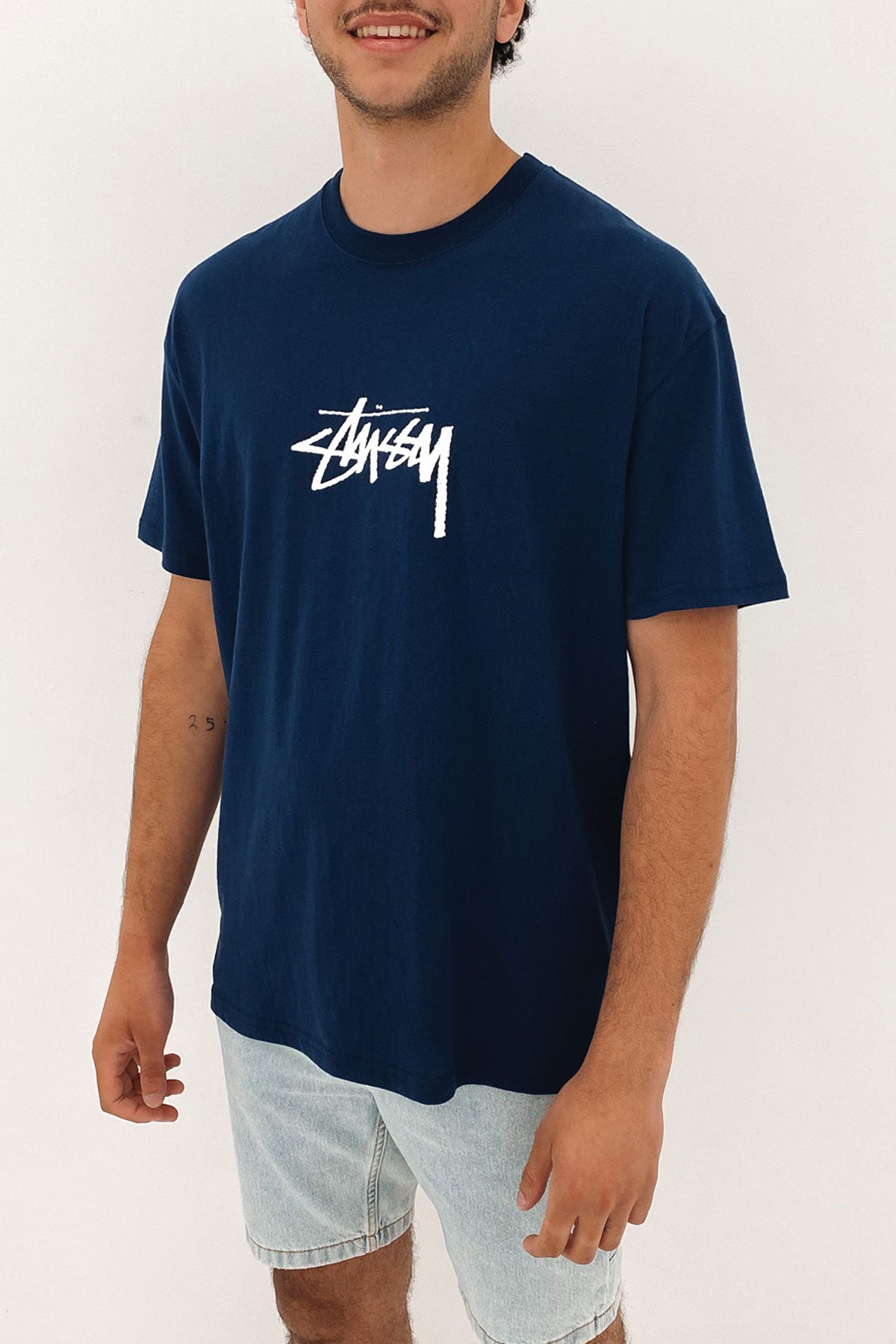 Stock Short Sleeve Tee Dark Navy