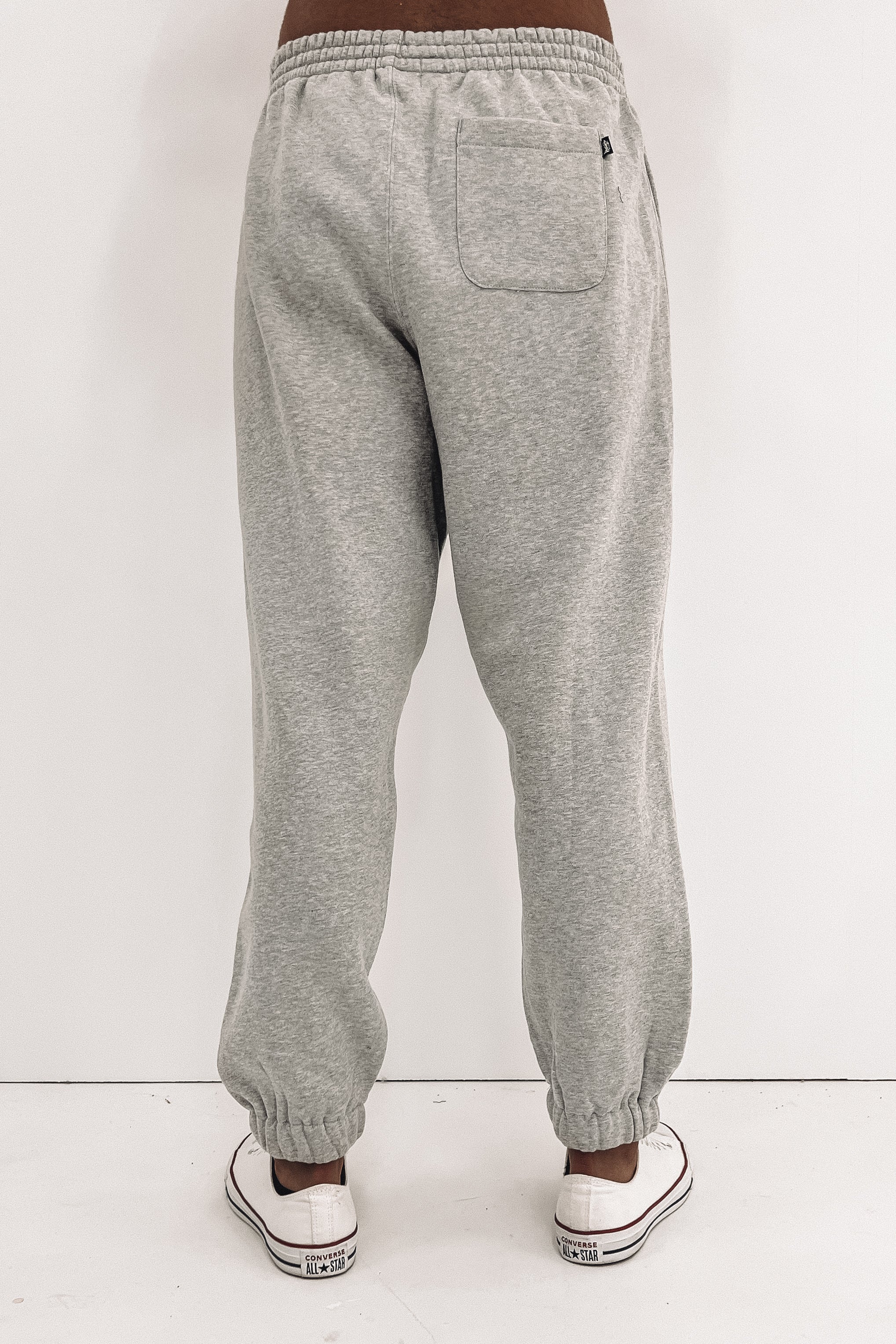 Stock Trackpant True Grey Marle