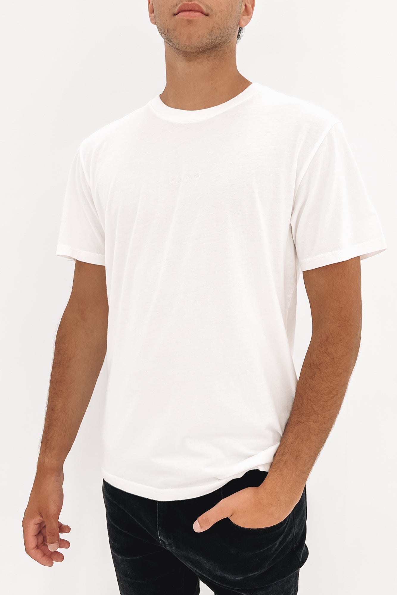 Strand Embroidered T-Shirt White