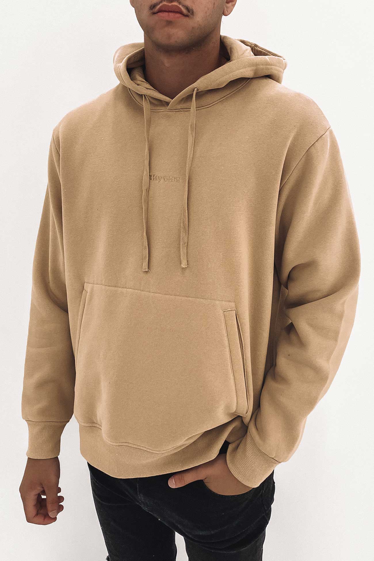 Strand Fleece Hood Sand