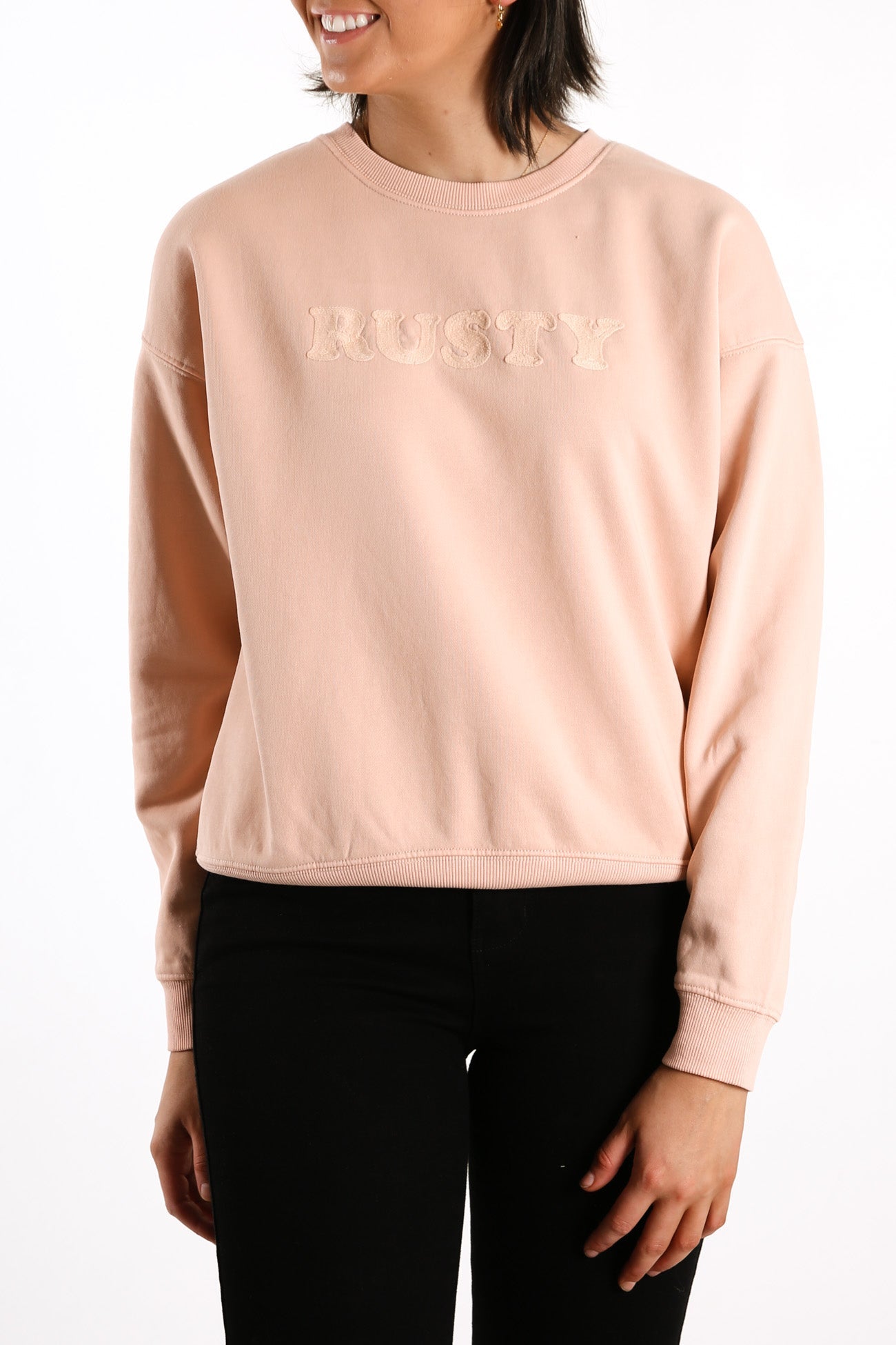 Sublime Crew Neck Fleece Rose Cloud