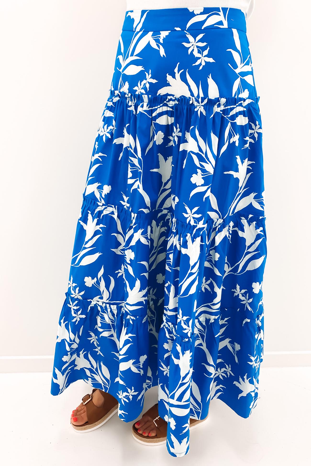 Suri Maxi Skirt Blue