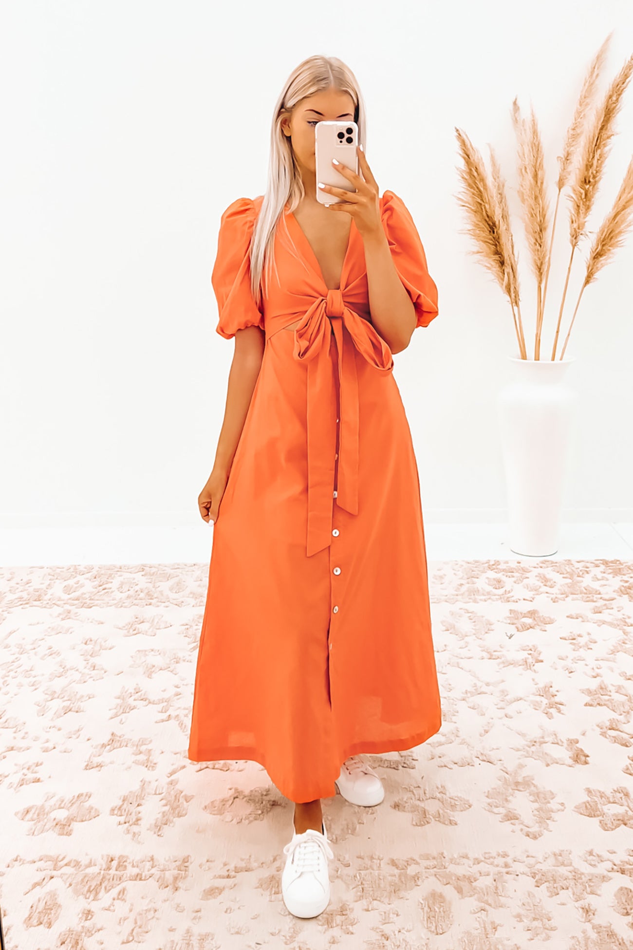 Taneisha Maxi Dress Orange