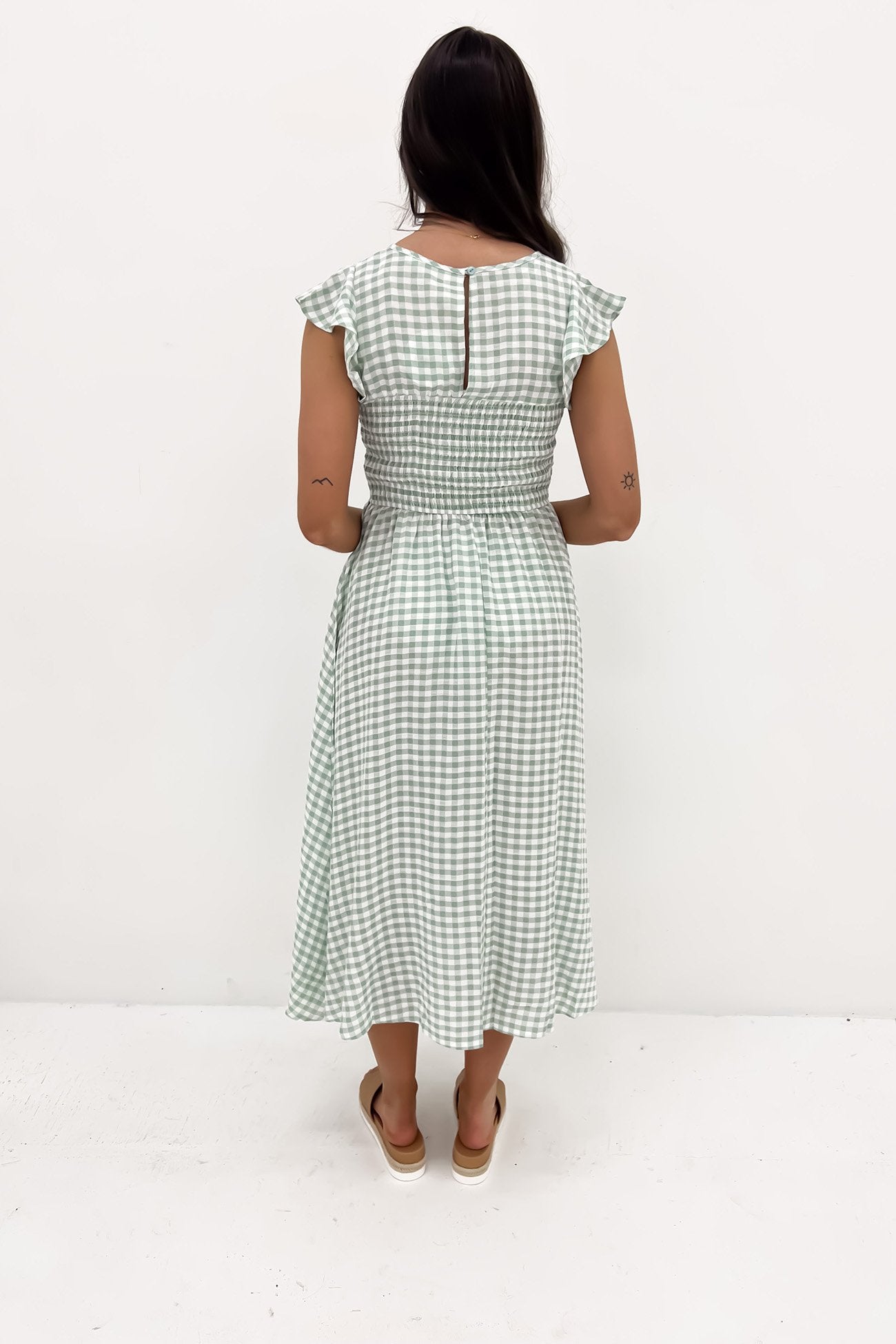 Tarli Midi Dress Sage